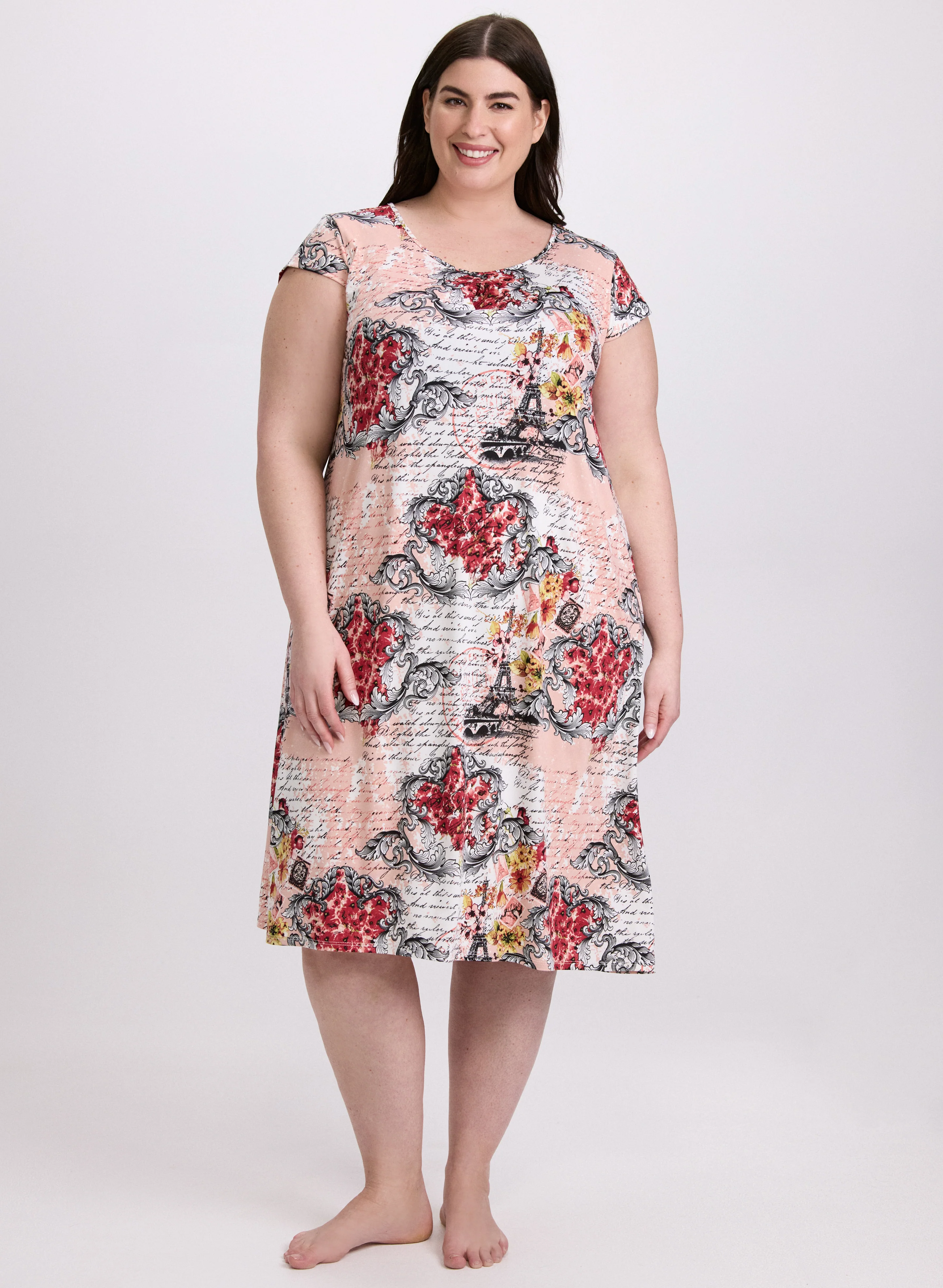 Mixed Floral Nightgown