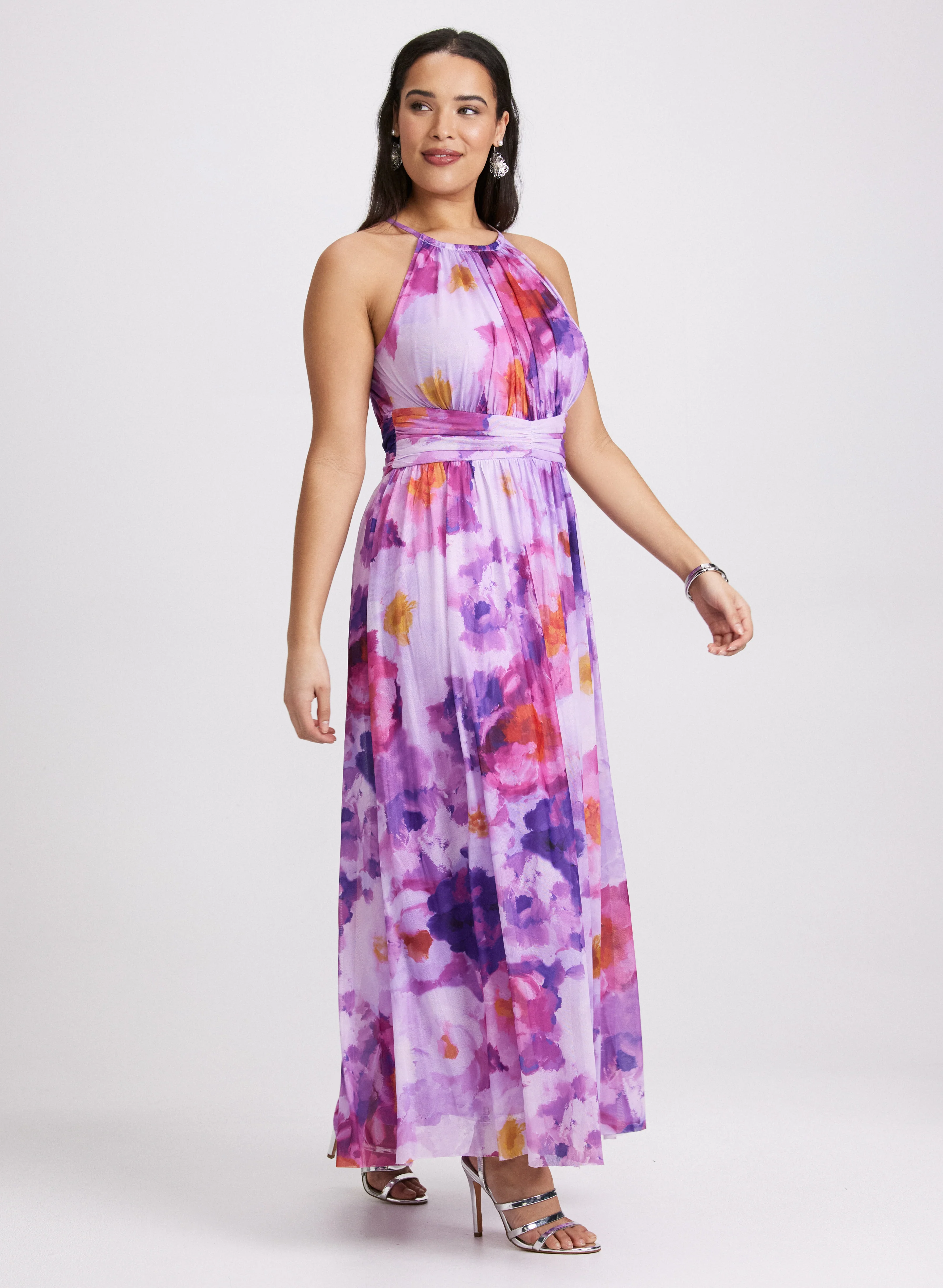Floral Chiffon Dress
