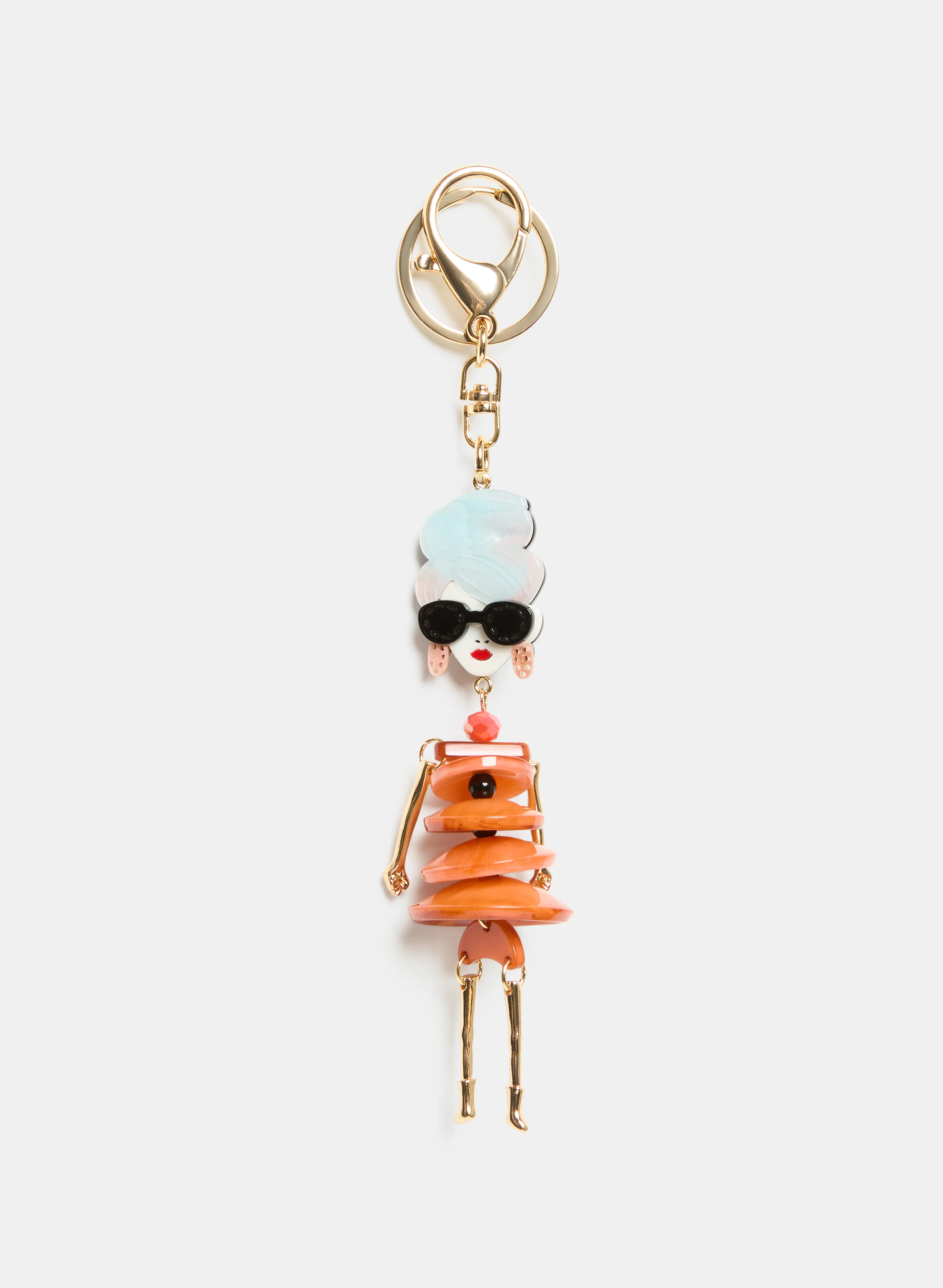 Stacked Figurine Keychain