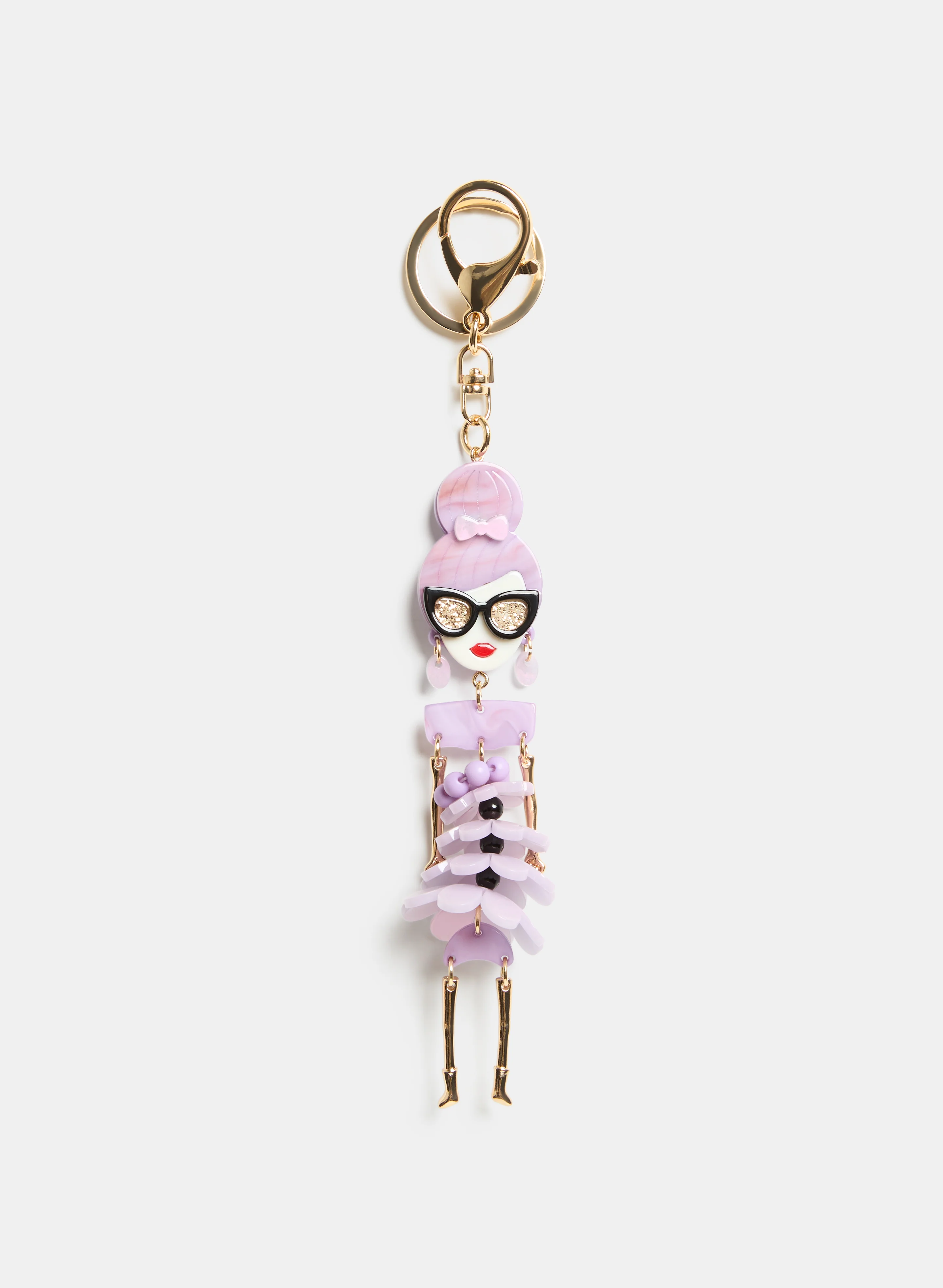 Stacked Figurine Keychain