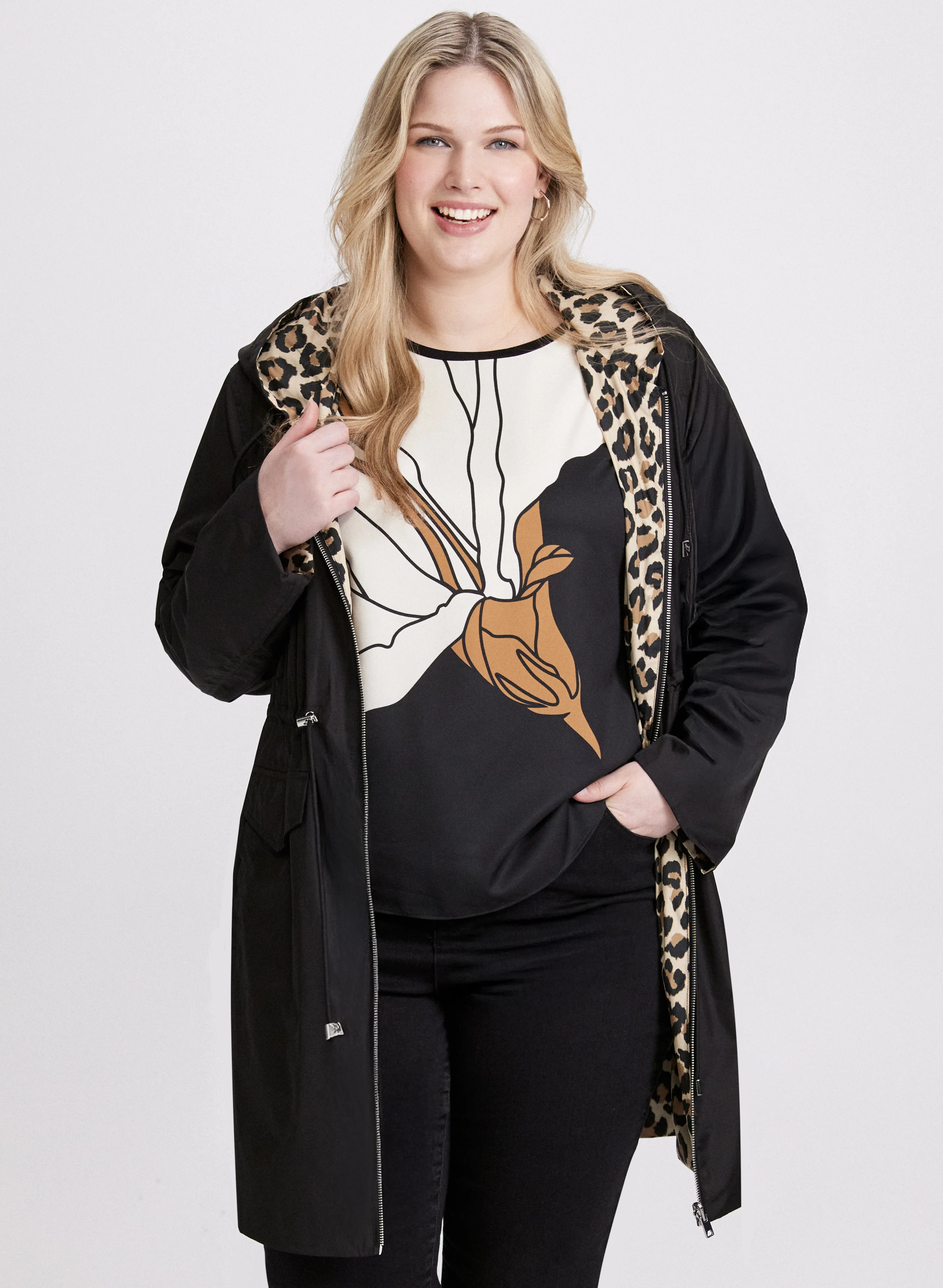 Reversible Nylon Coat