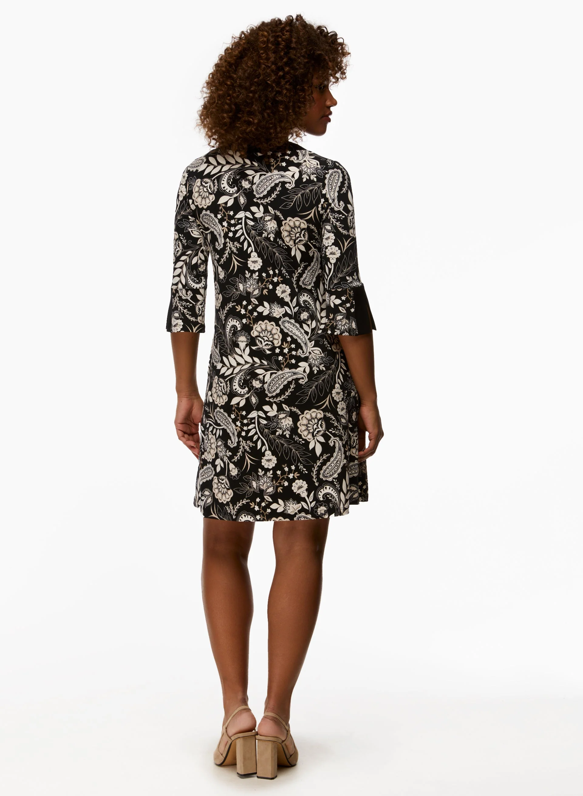 Paisley Print Dress