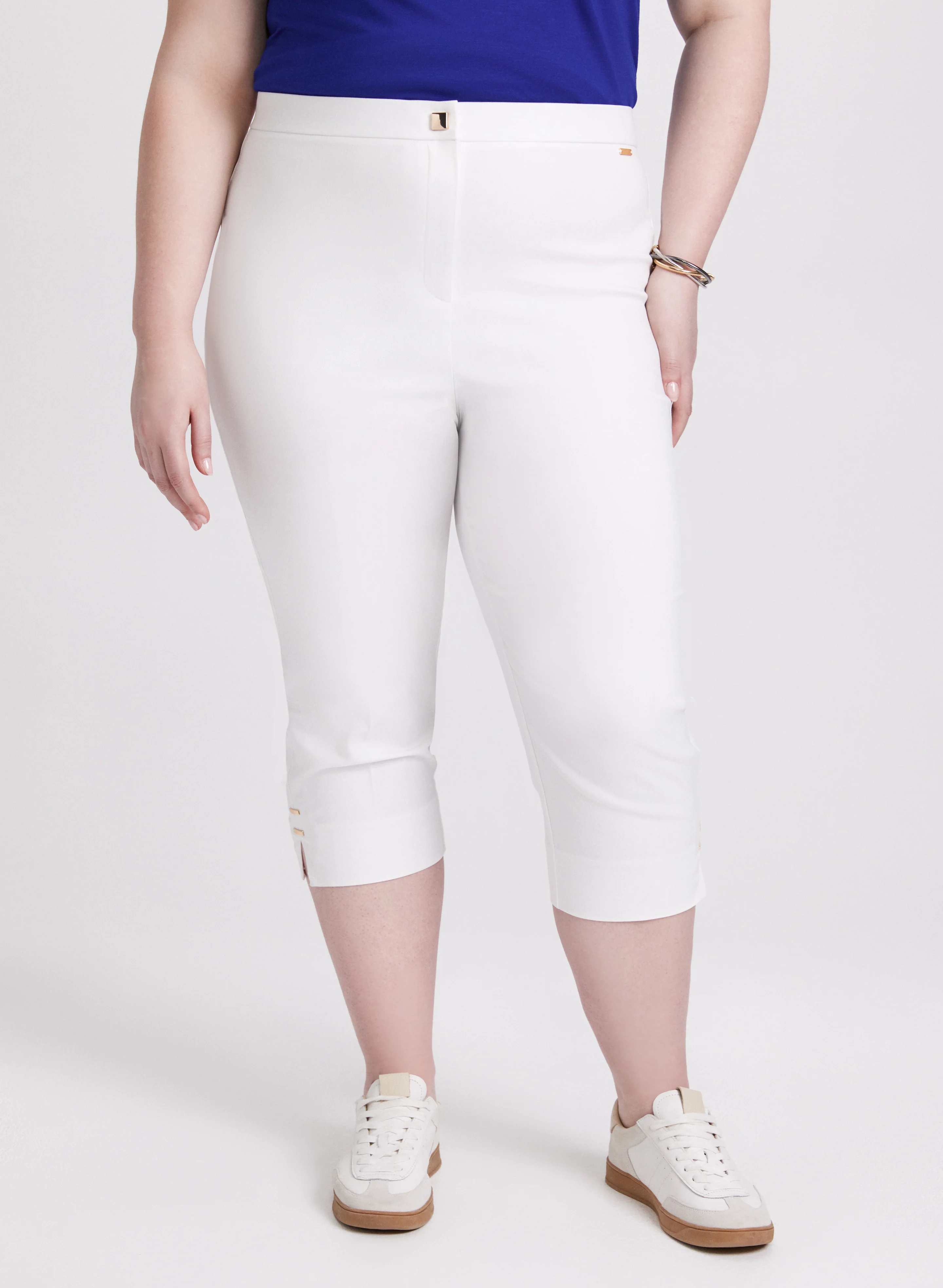 High-Rise Bengaline Capris