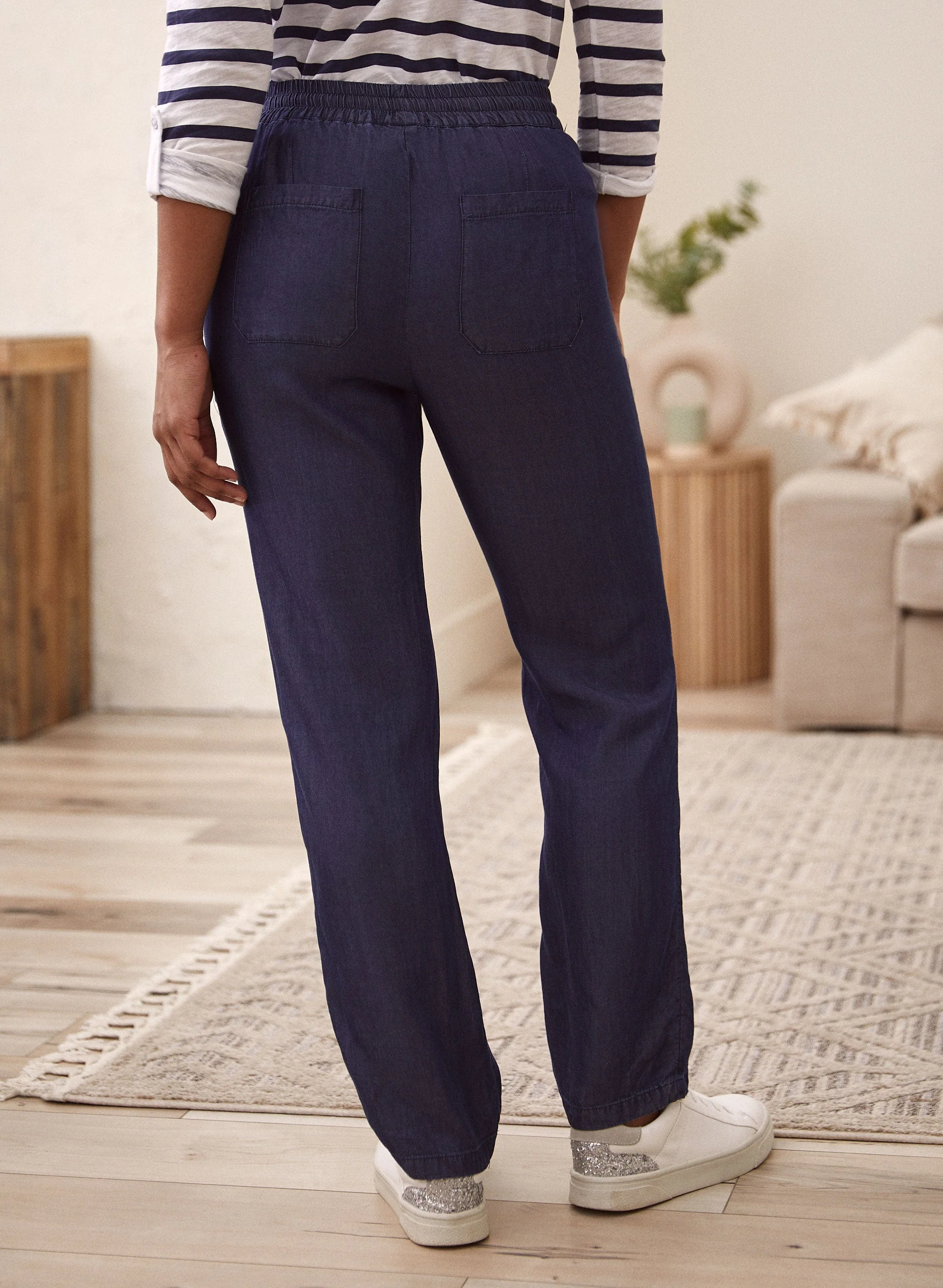 Tencel Pull-On Pants