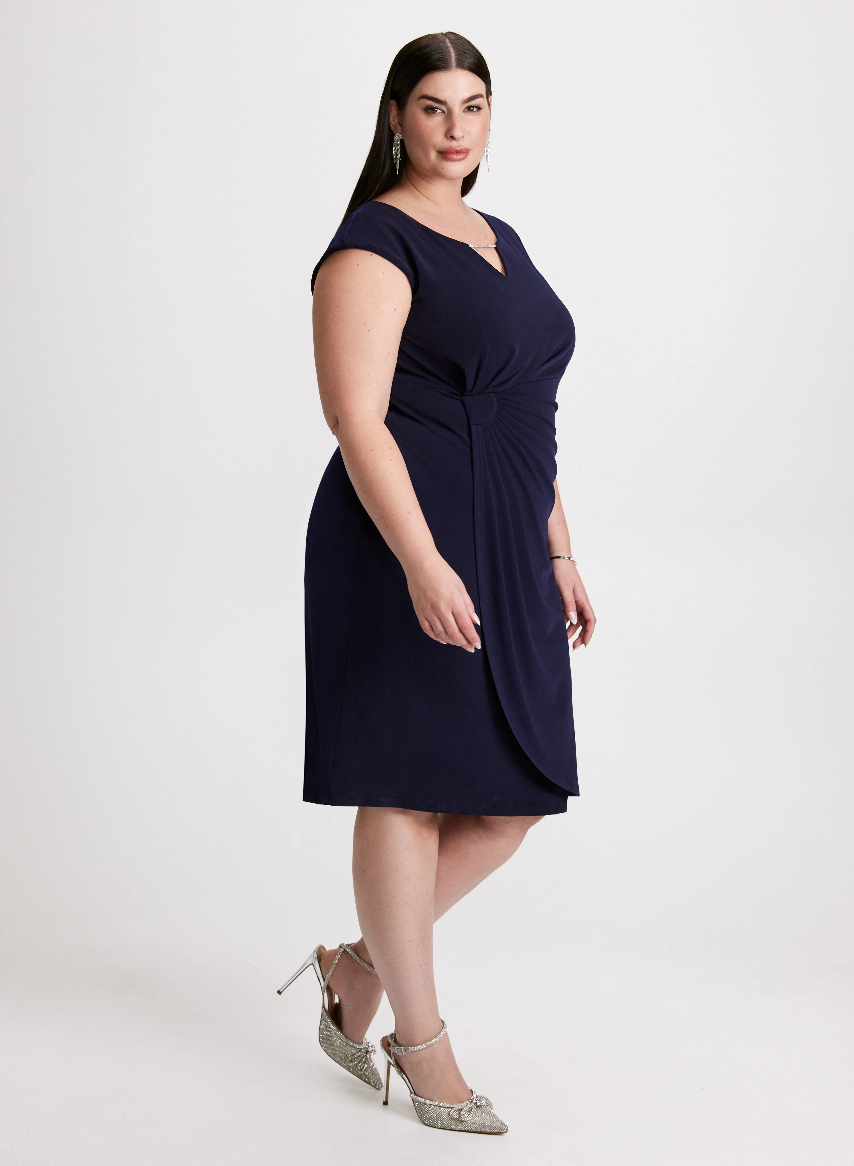 Crystal Detail Cocktail Dress