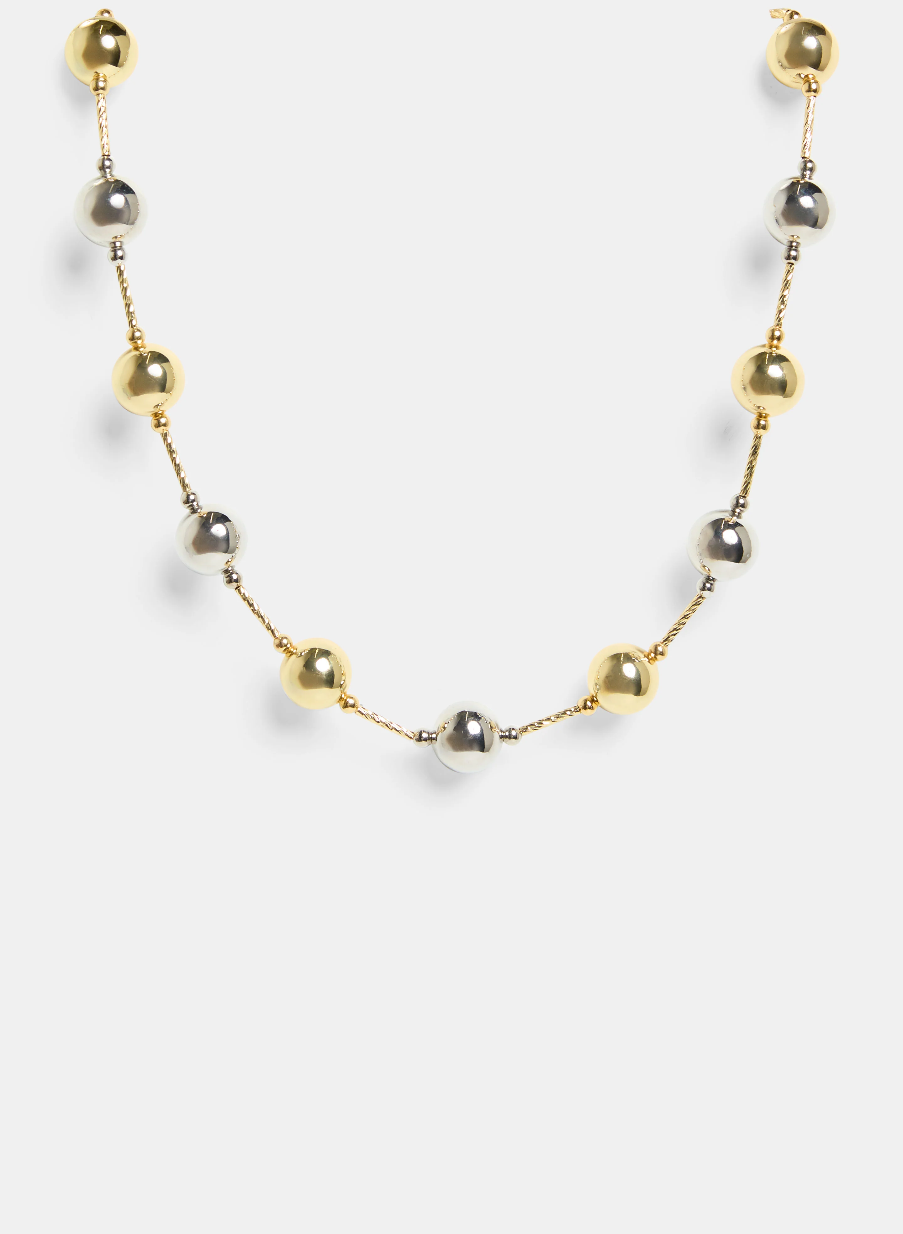 Two-Tone Beaded Necklace