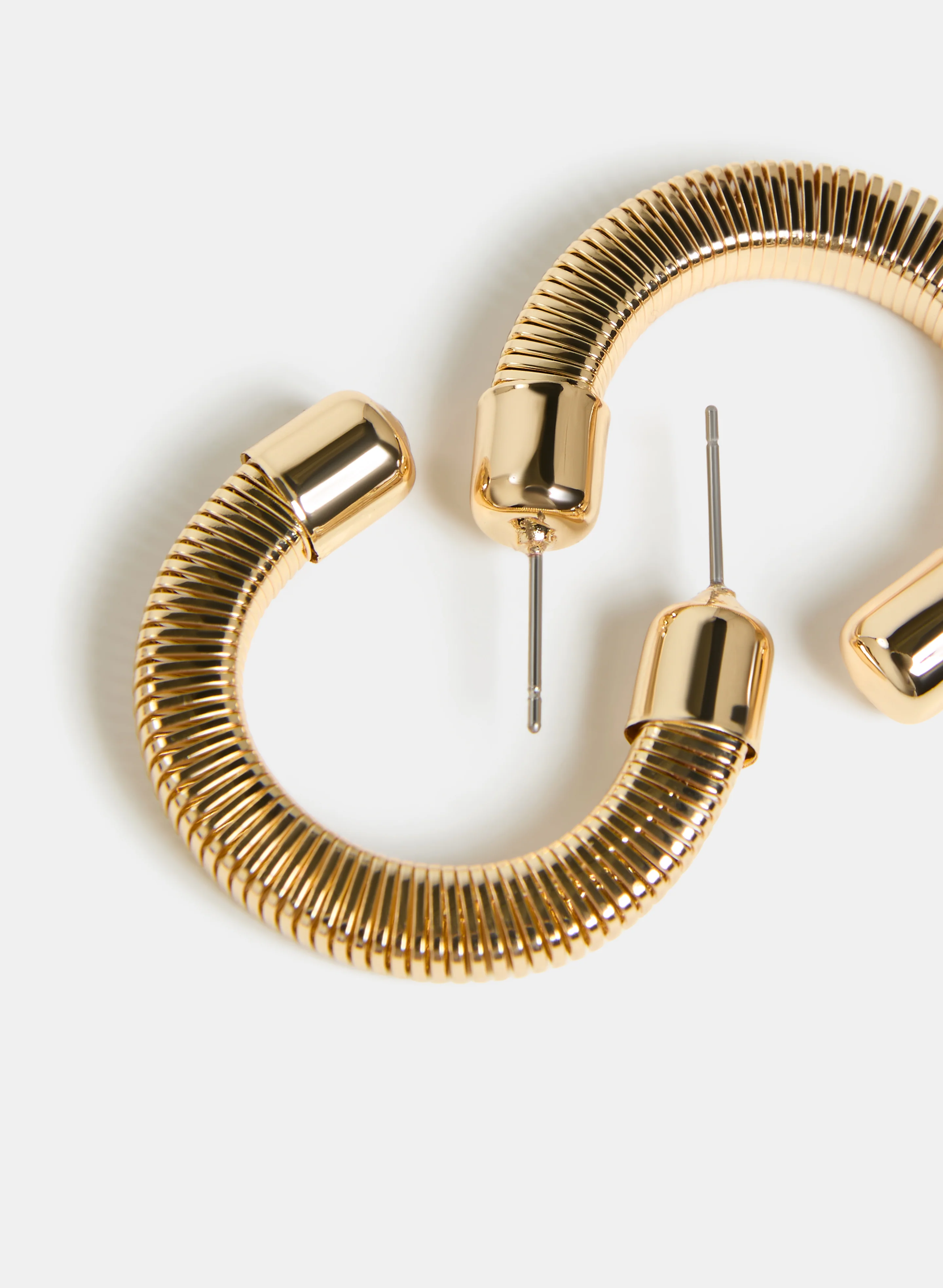 Watch Chain Hoop Earrings