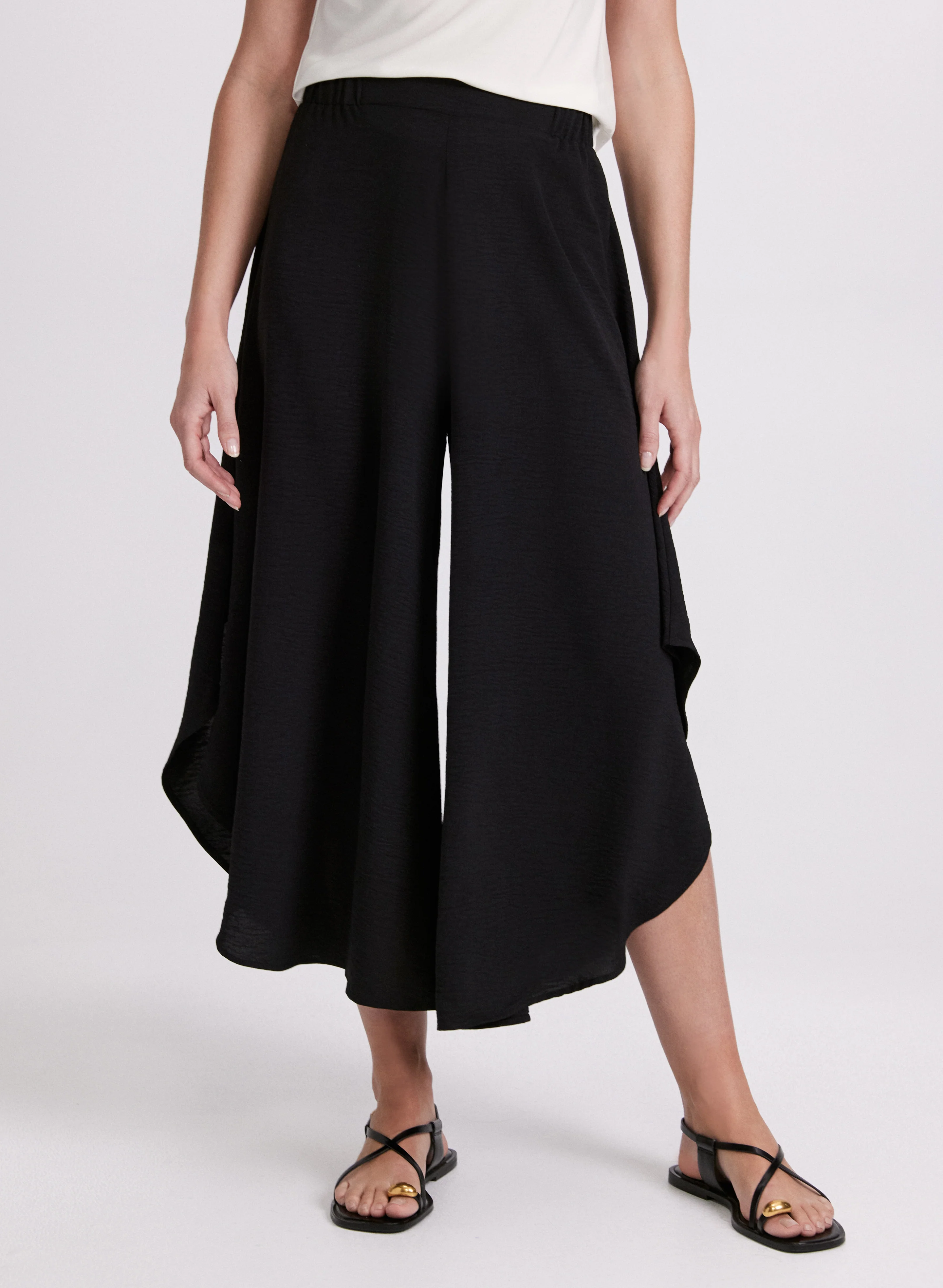 Draped Culotte Pants