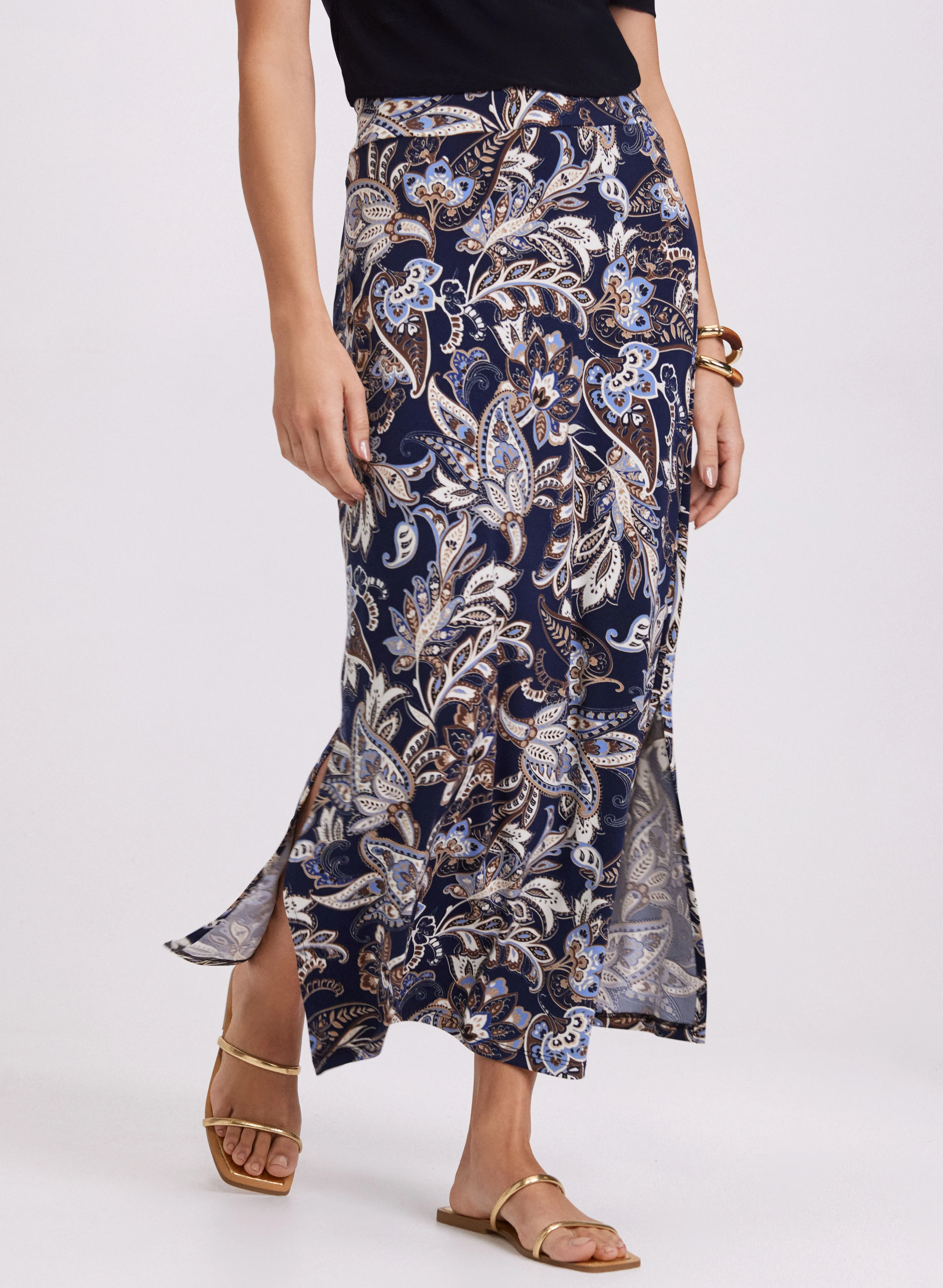 Paisley Maxi Skirt
