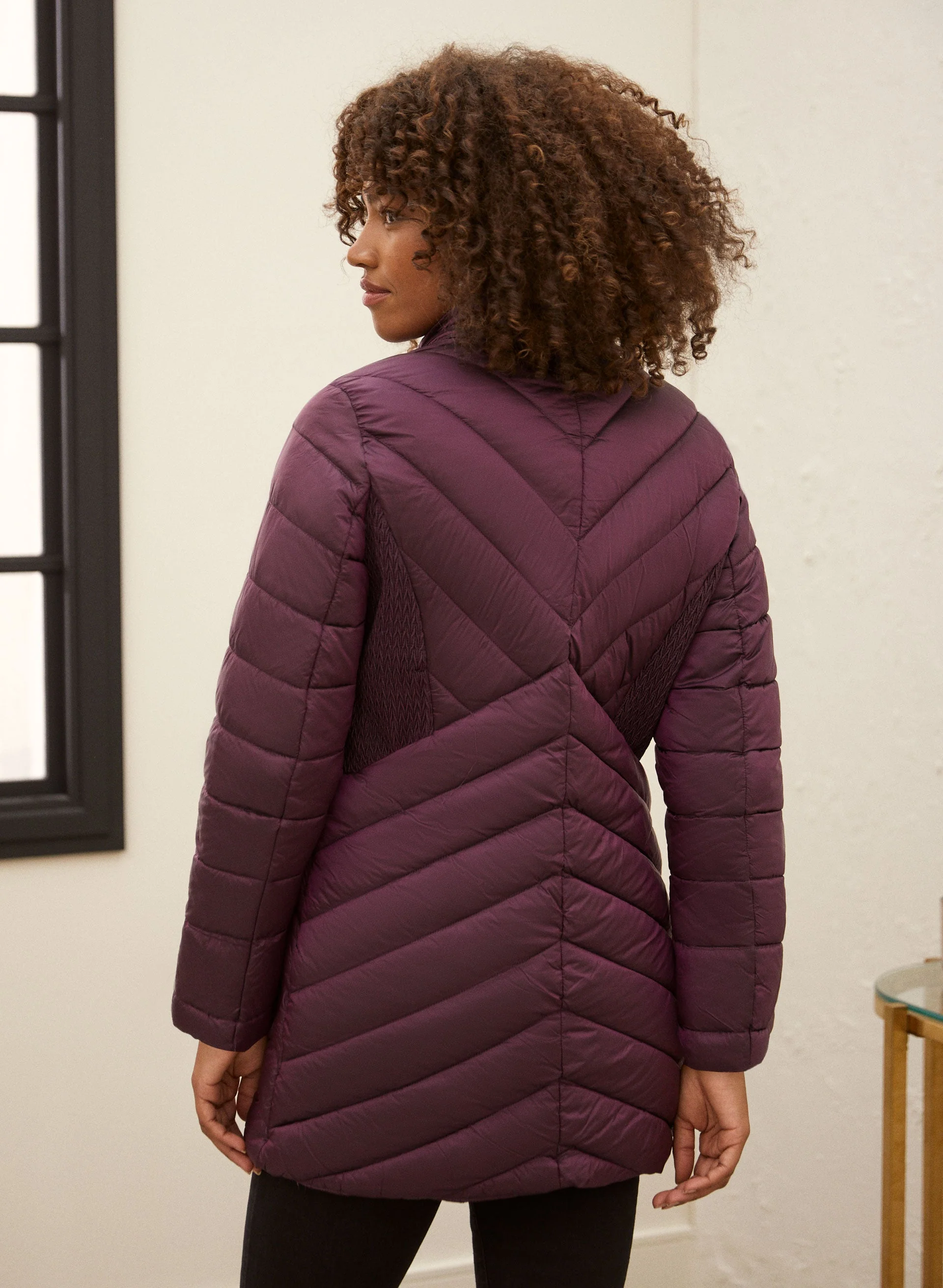Vegan Down Quilted Coat