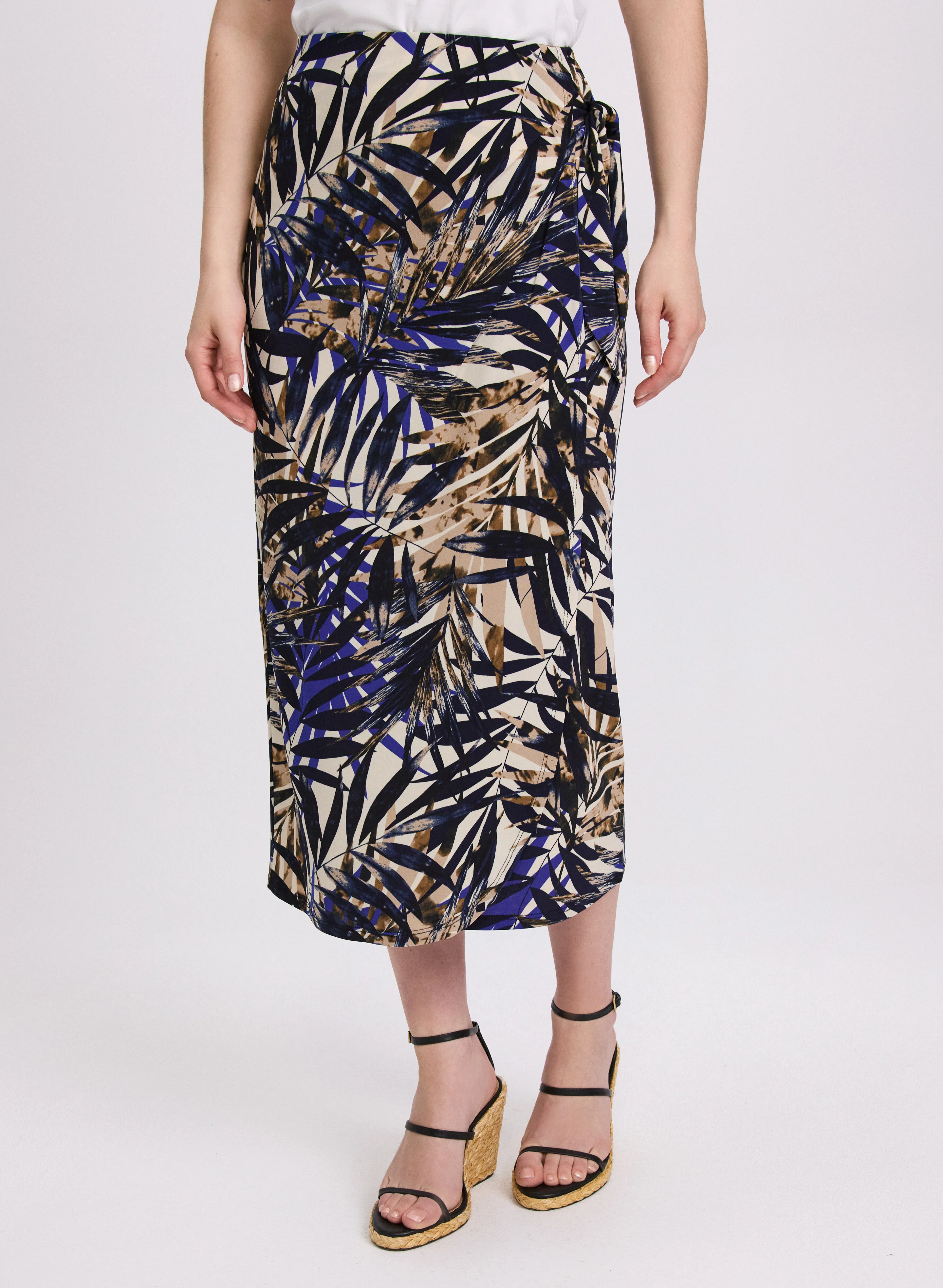 Tropical Wrap Skirt