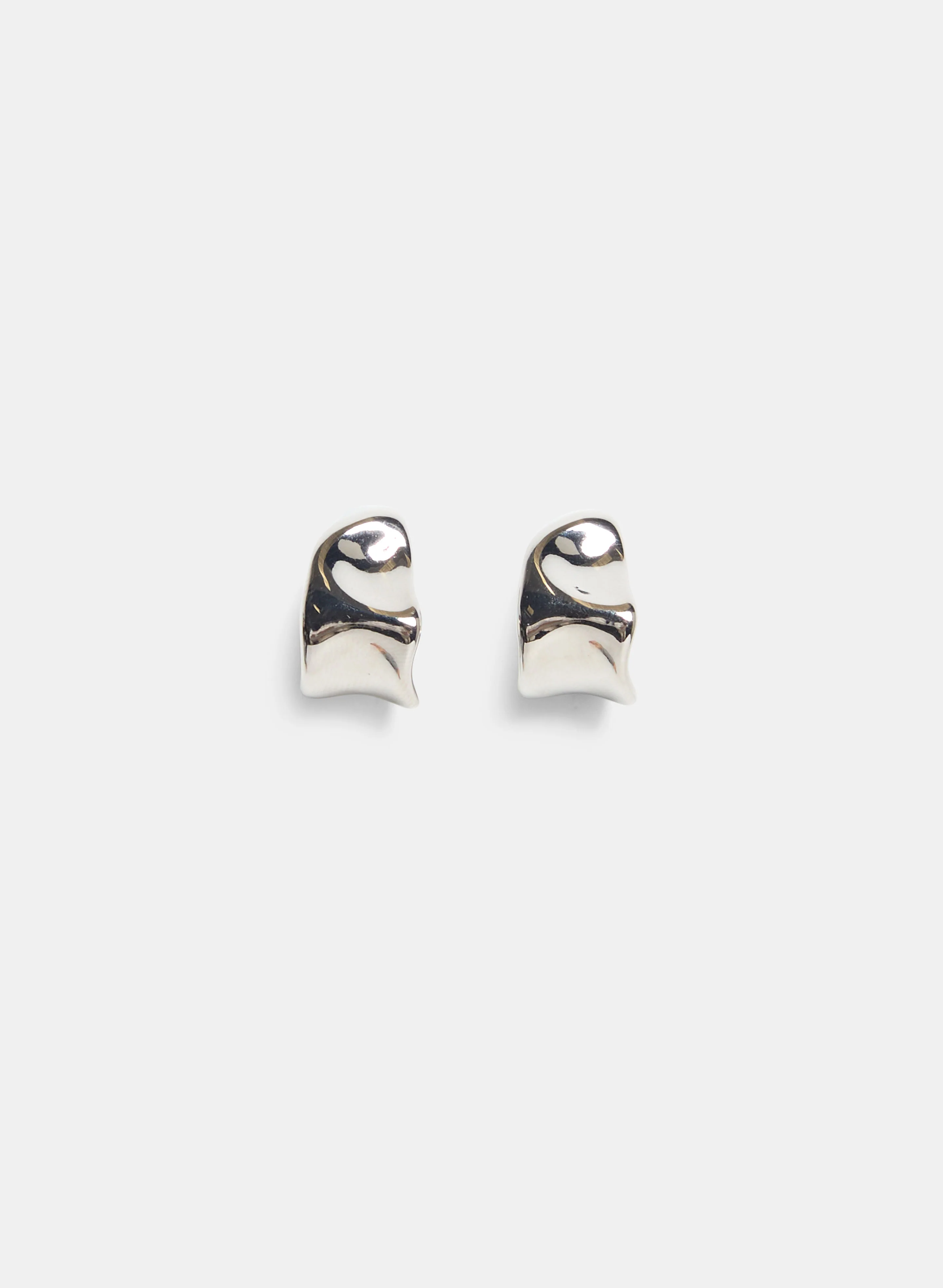 Wavy Open Hoop Earrings