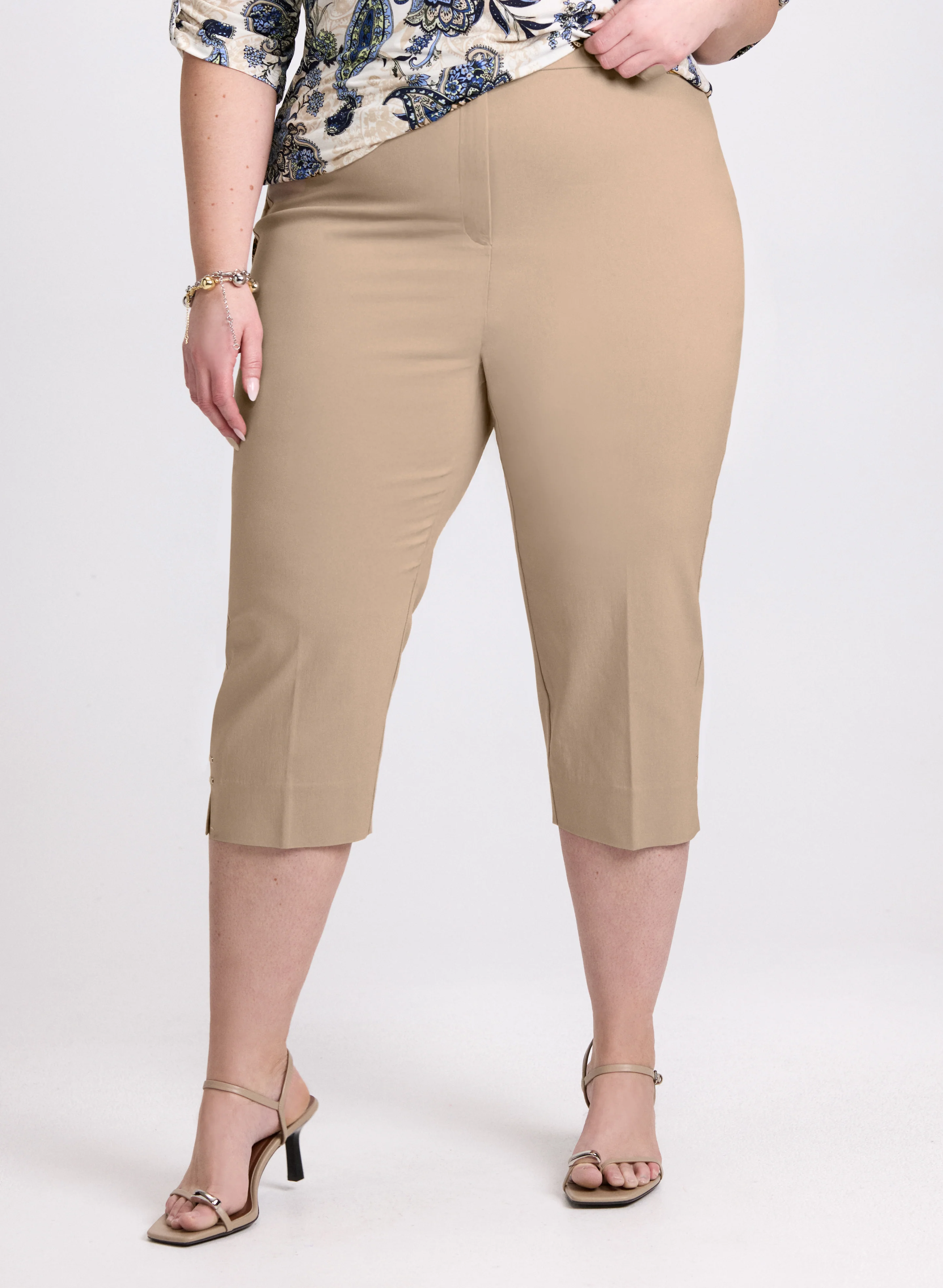High-Rise Bengaline Capris