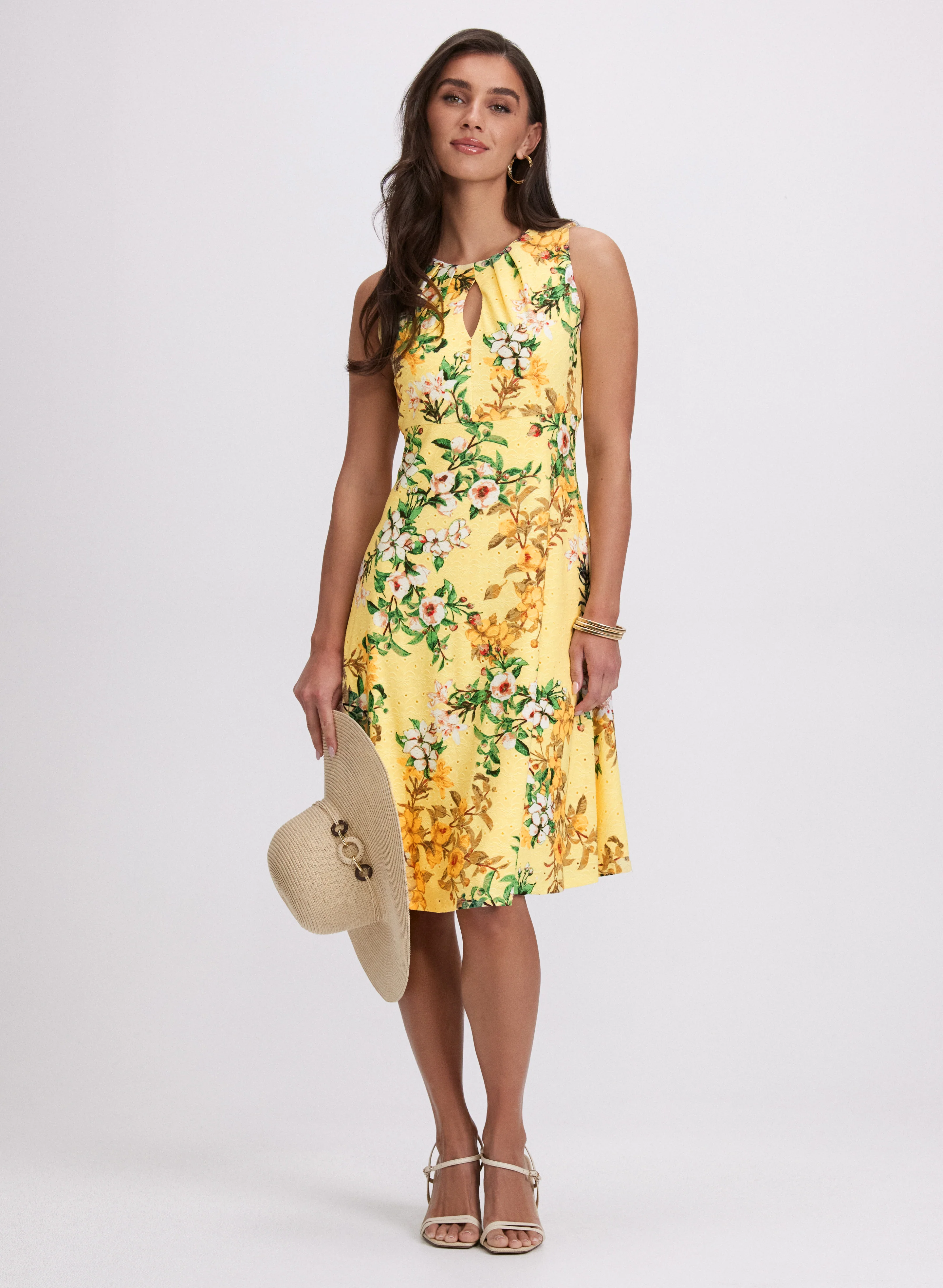 Floral Eyelet Lace Dress