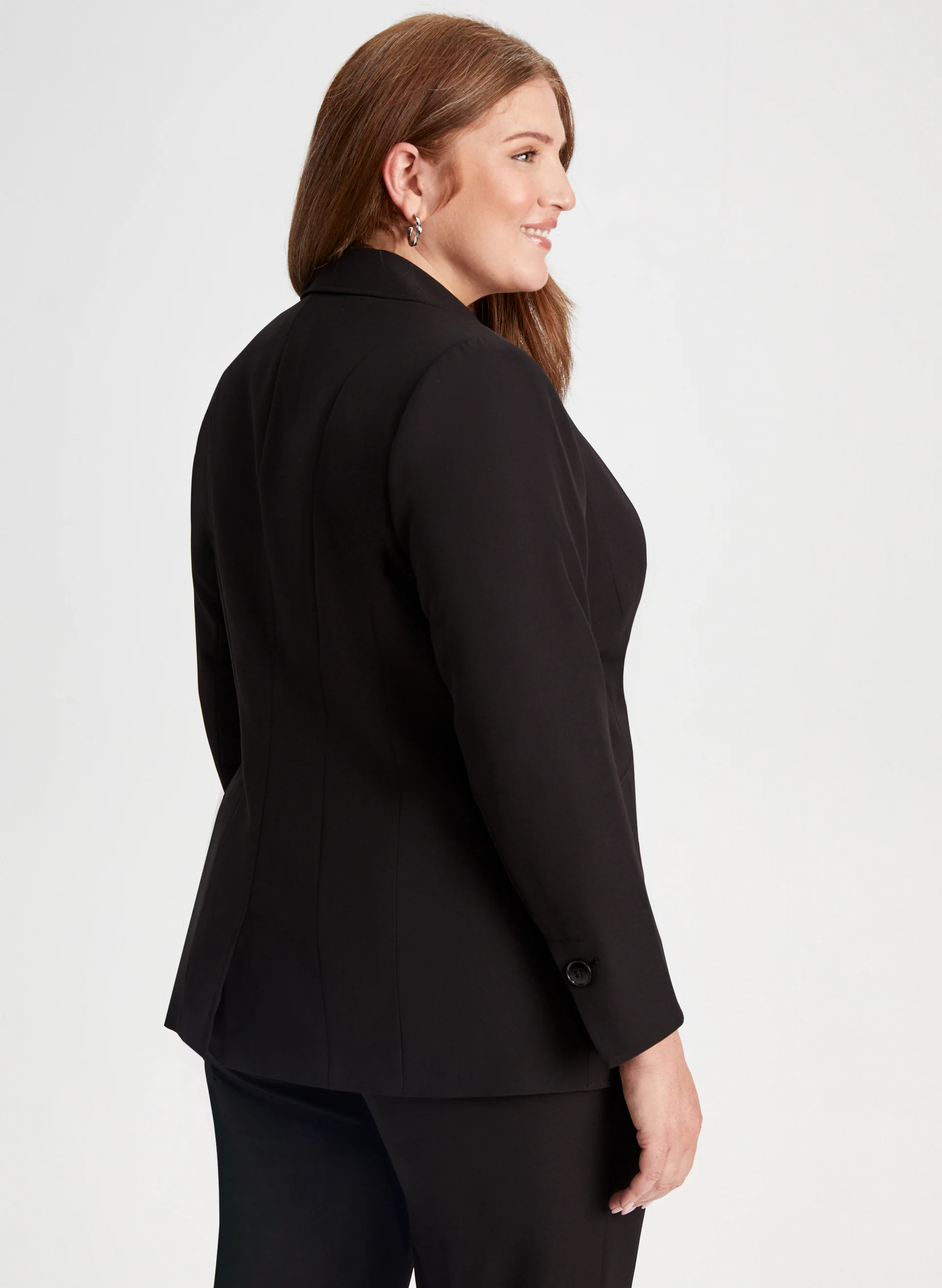Notched Collar Blazer