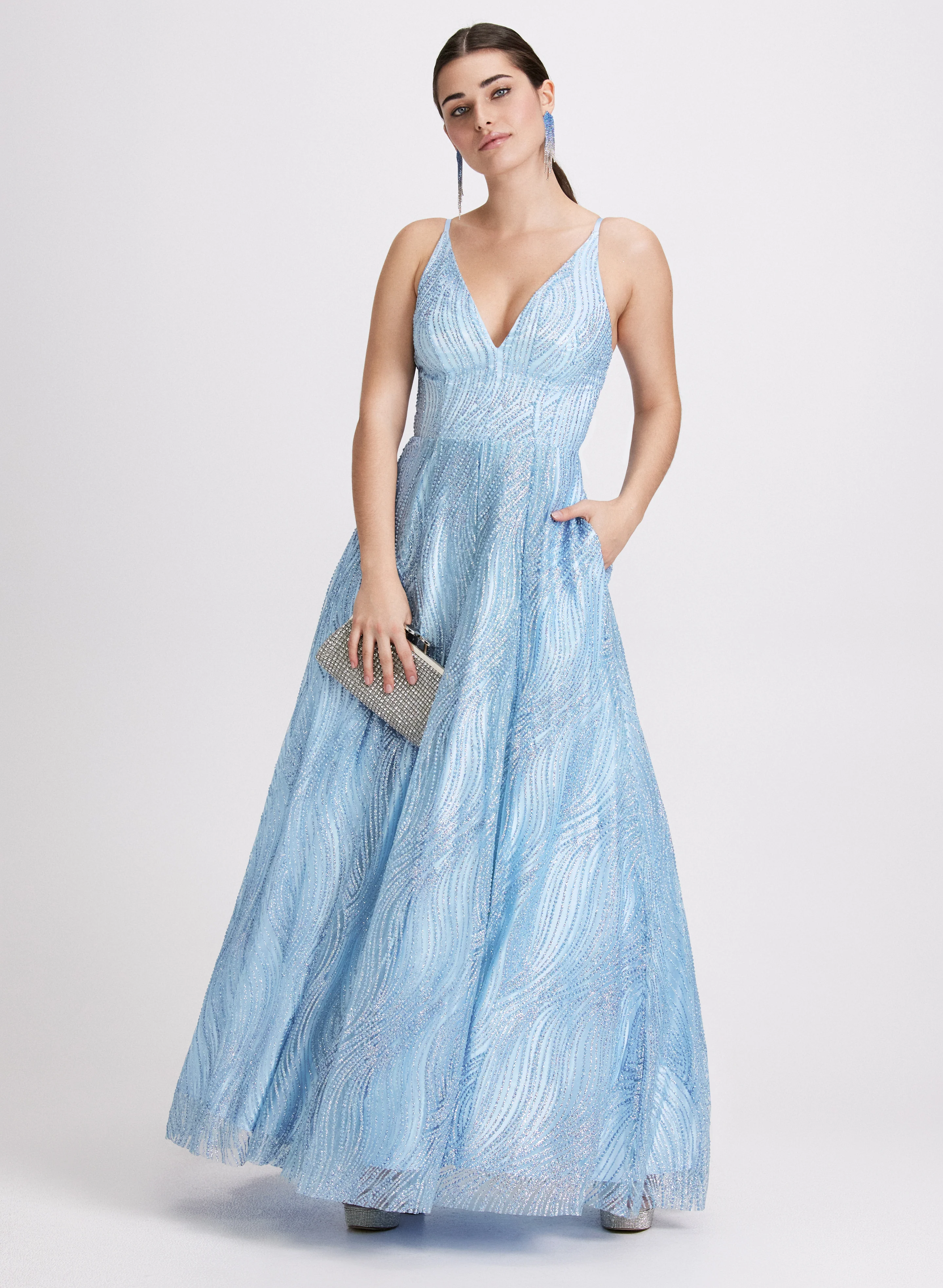 Glitter Ballgown Dress