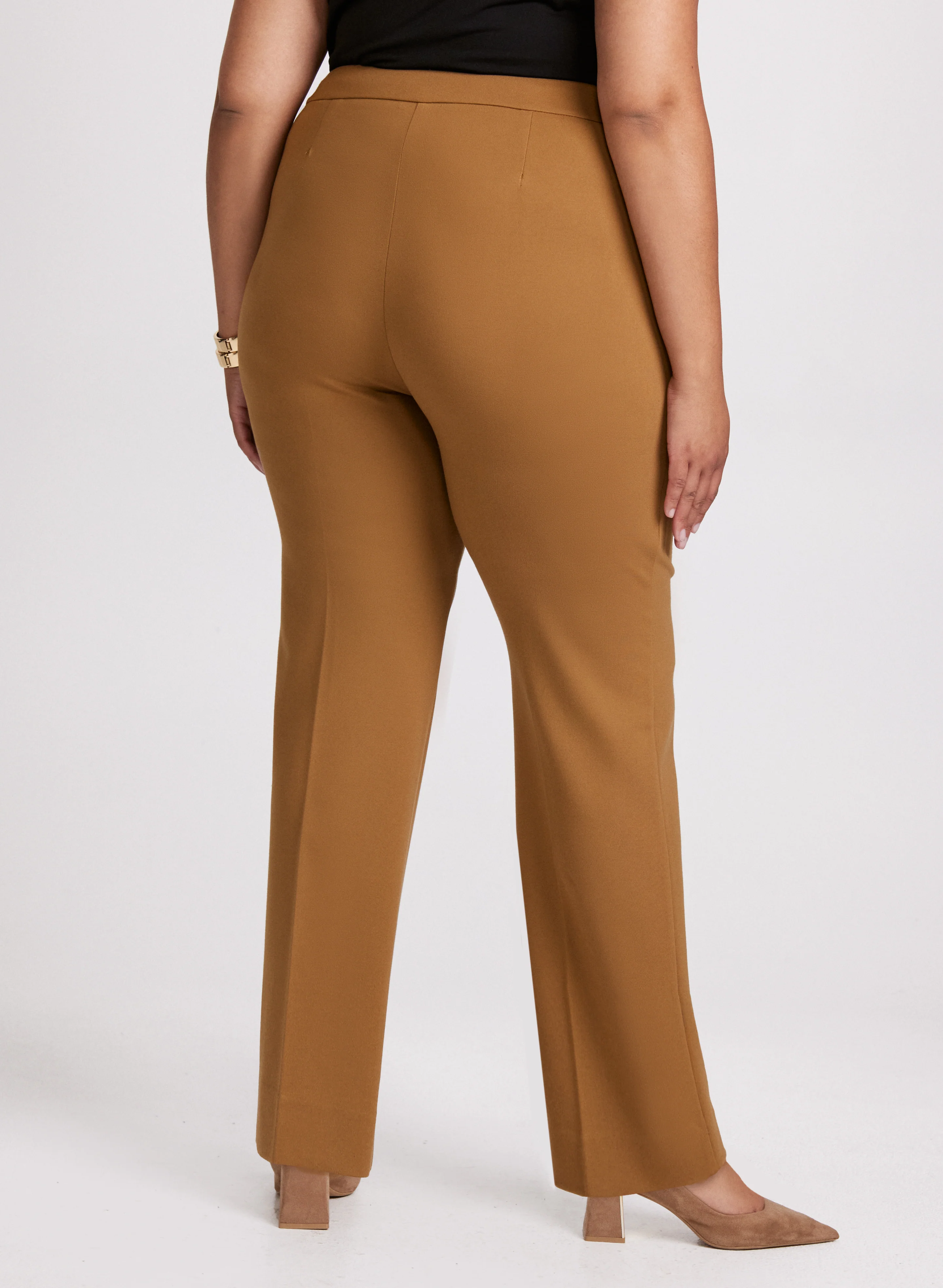 Sofia Pull-On Straight-Leg Pants - Regular