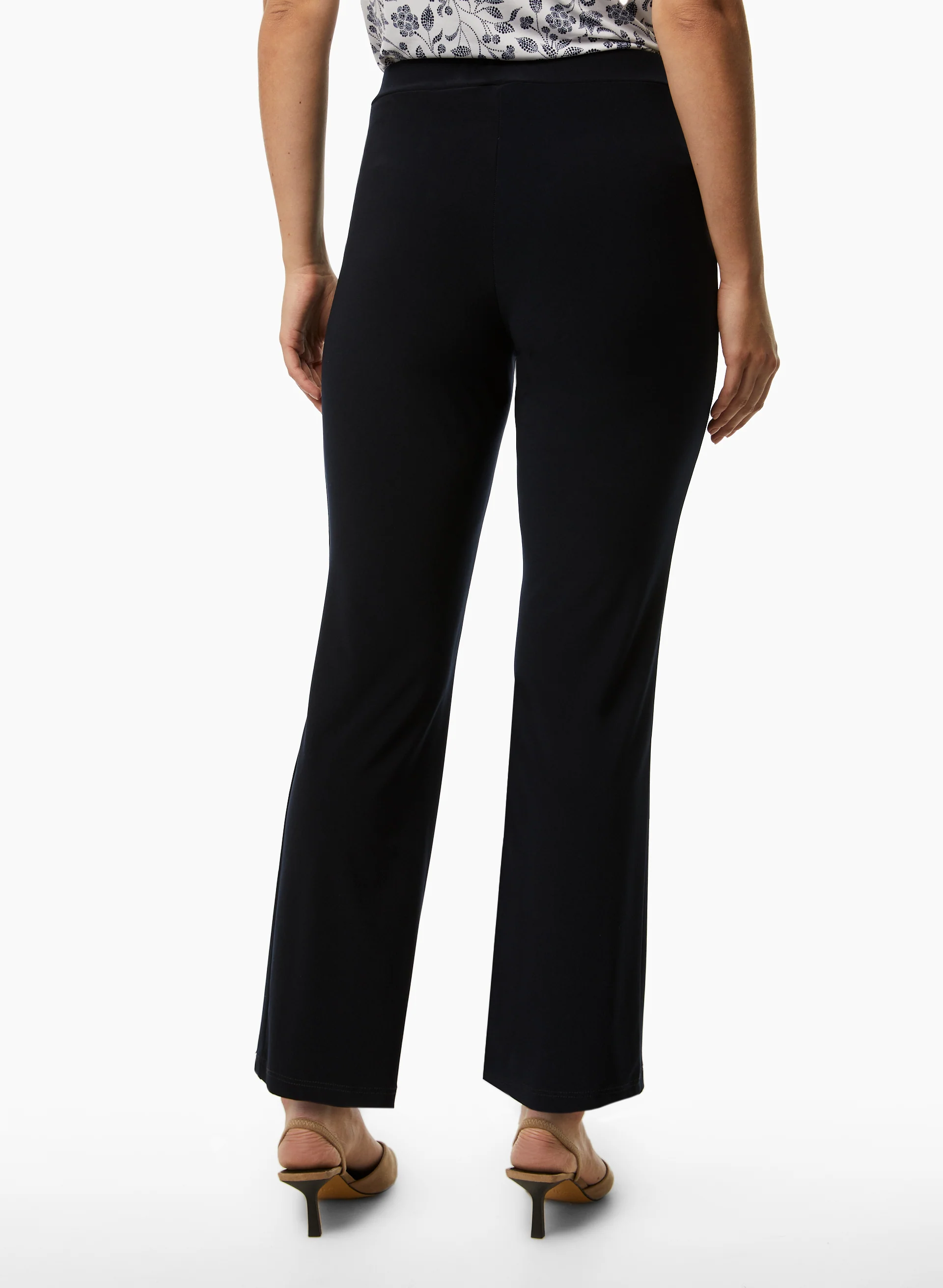Sofia Pull-On Straight-Leg Pants - Regular