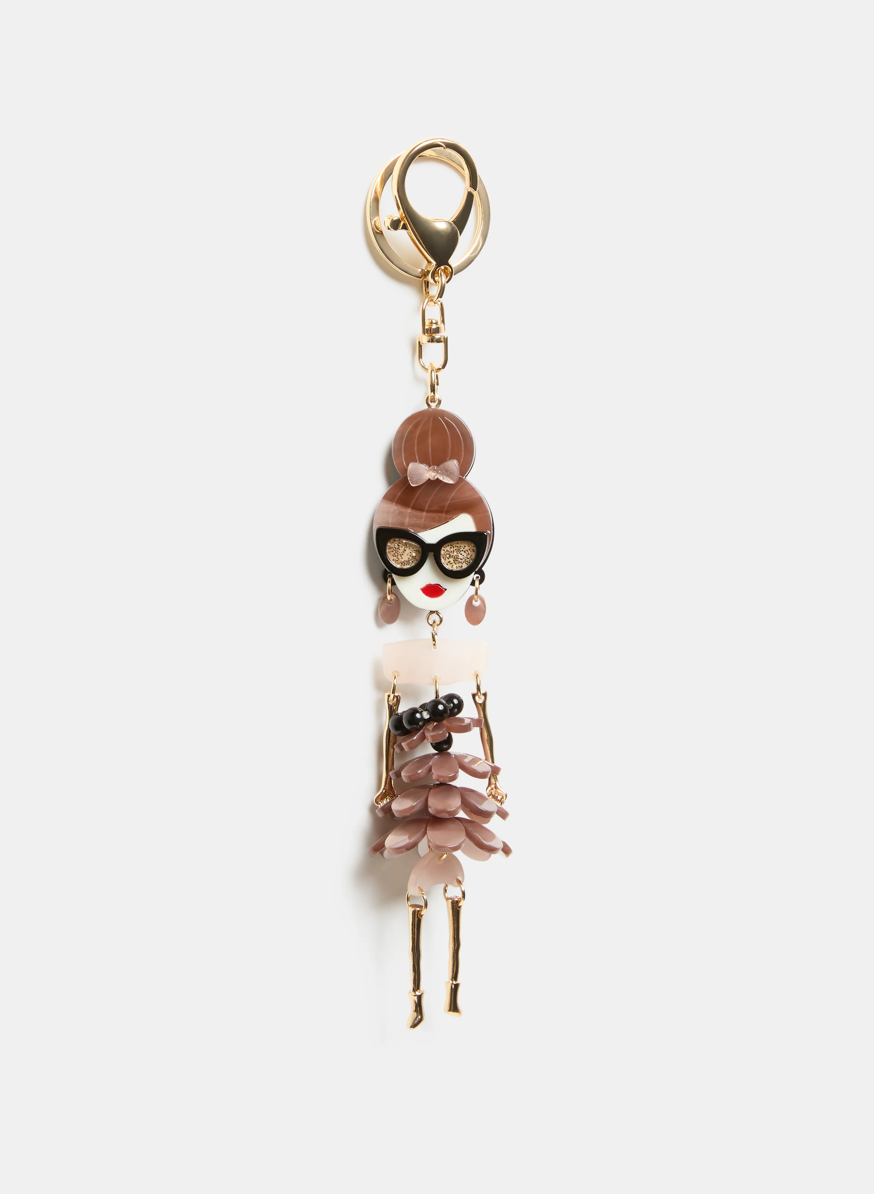 Stacked Figurine Keychain