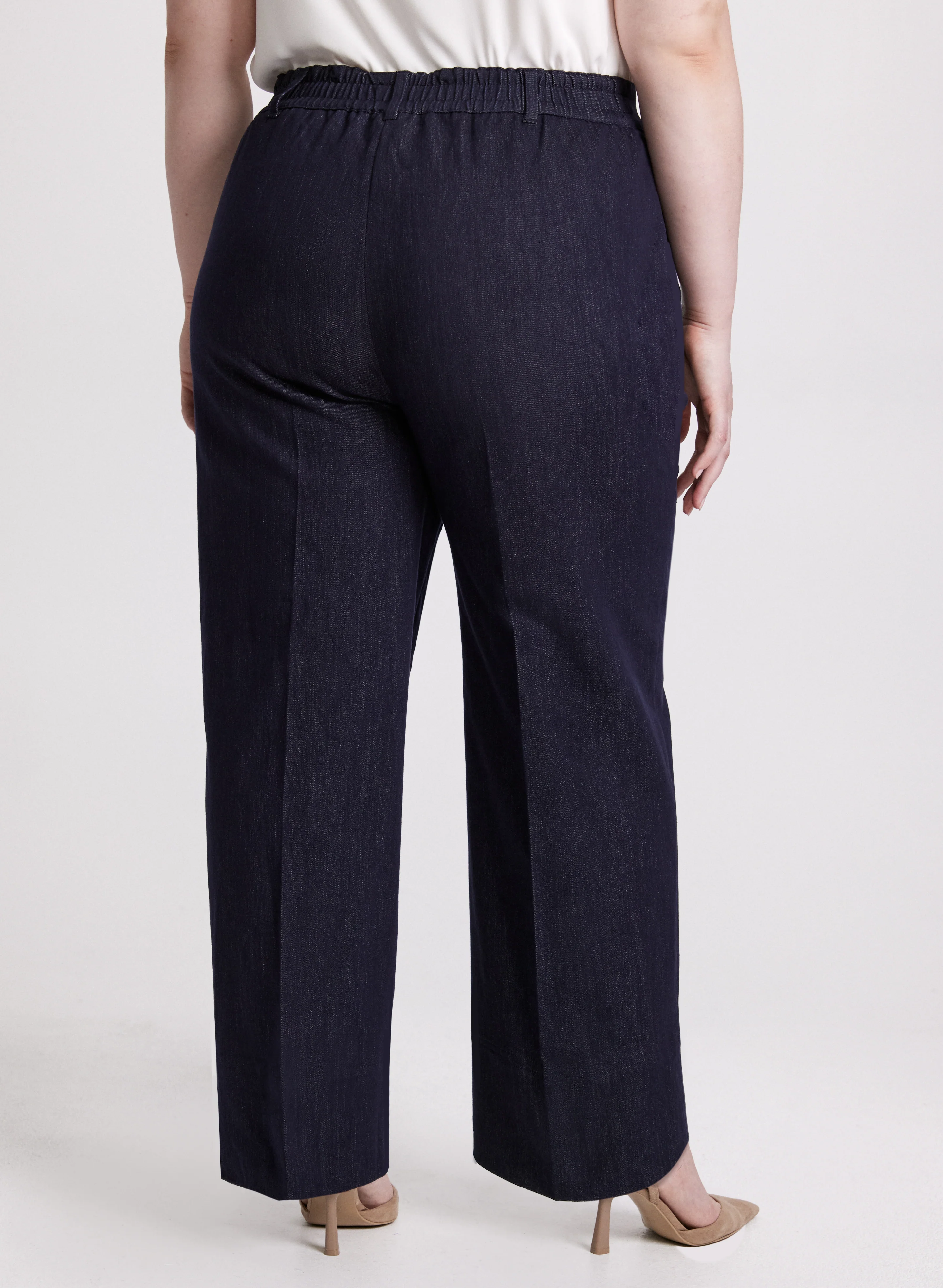 Olivia Pull-On Denim Pants