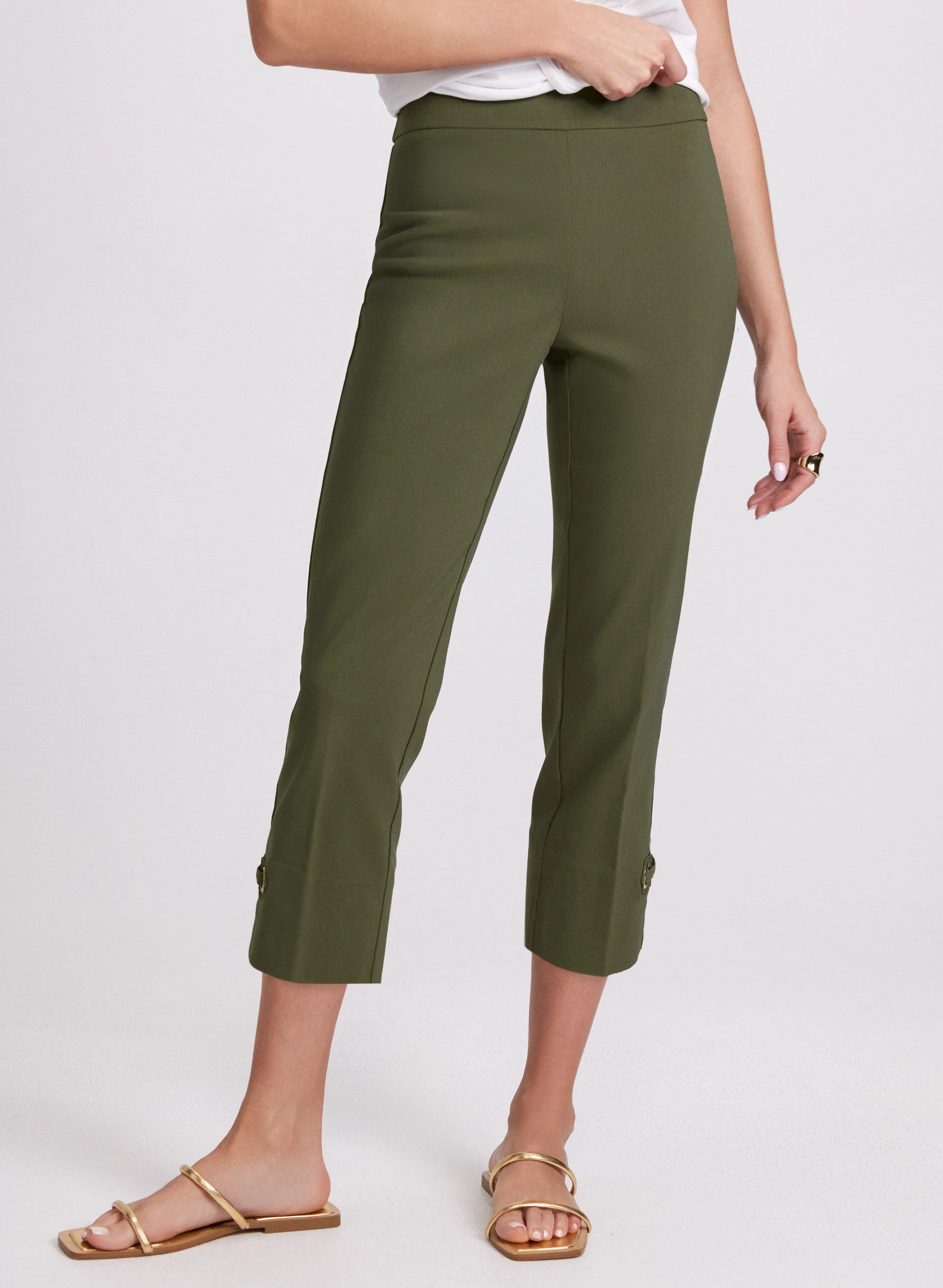 Pull-On Bengaline Capris