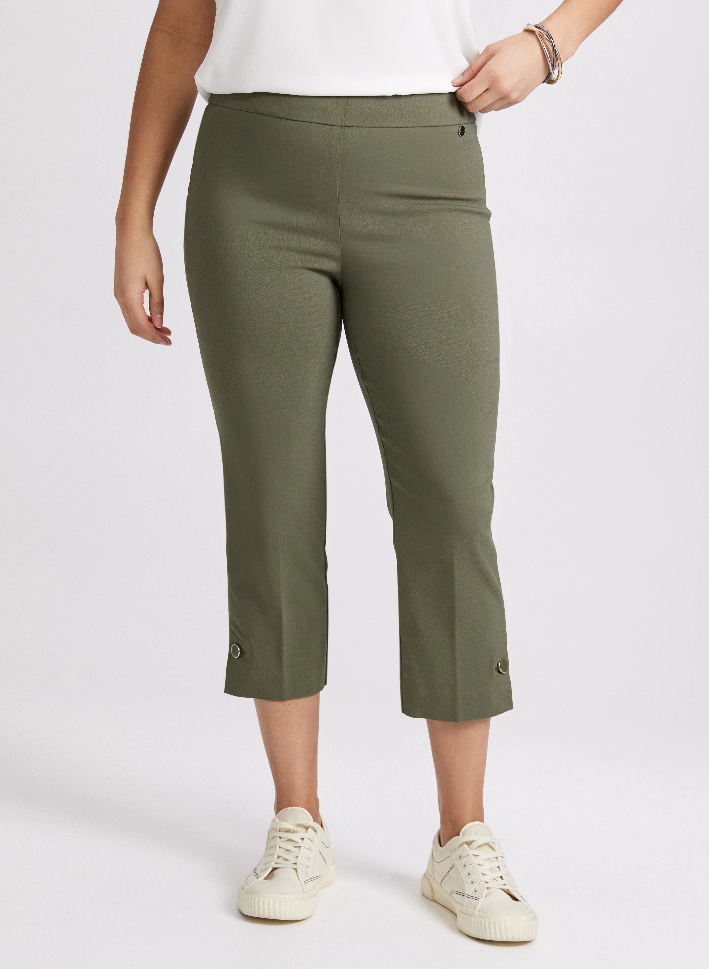 Pull-On Bengaline Capris