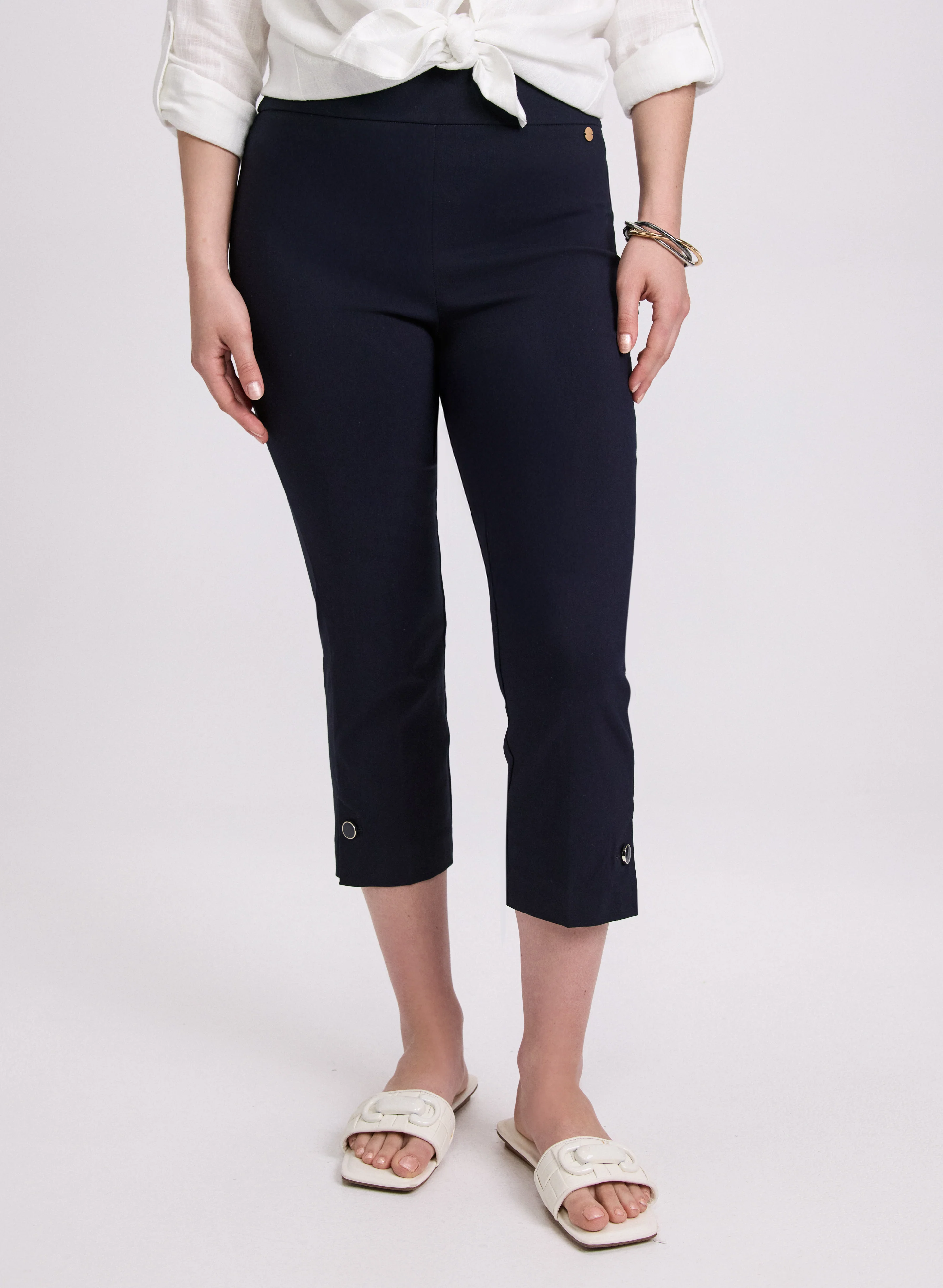 Pull-On Bengaline Capris
