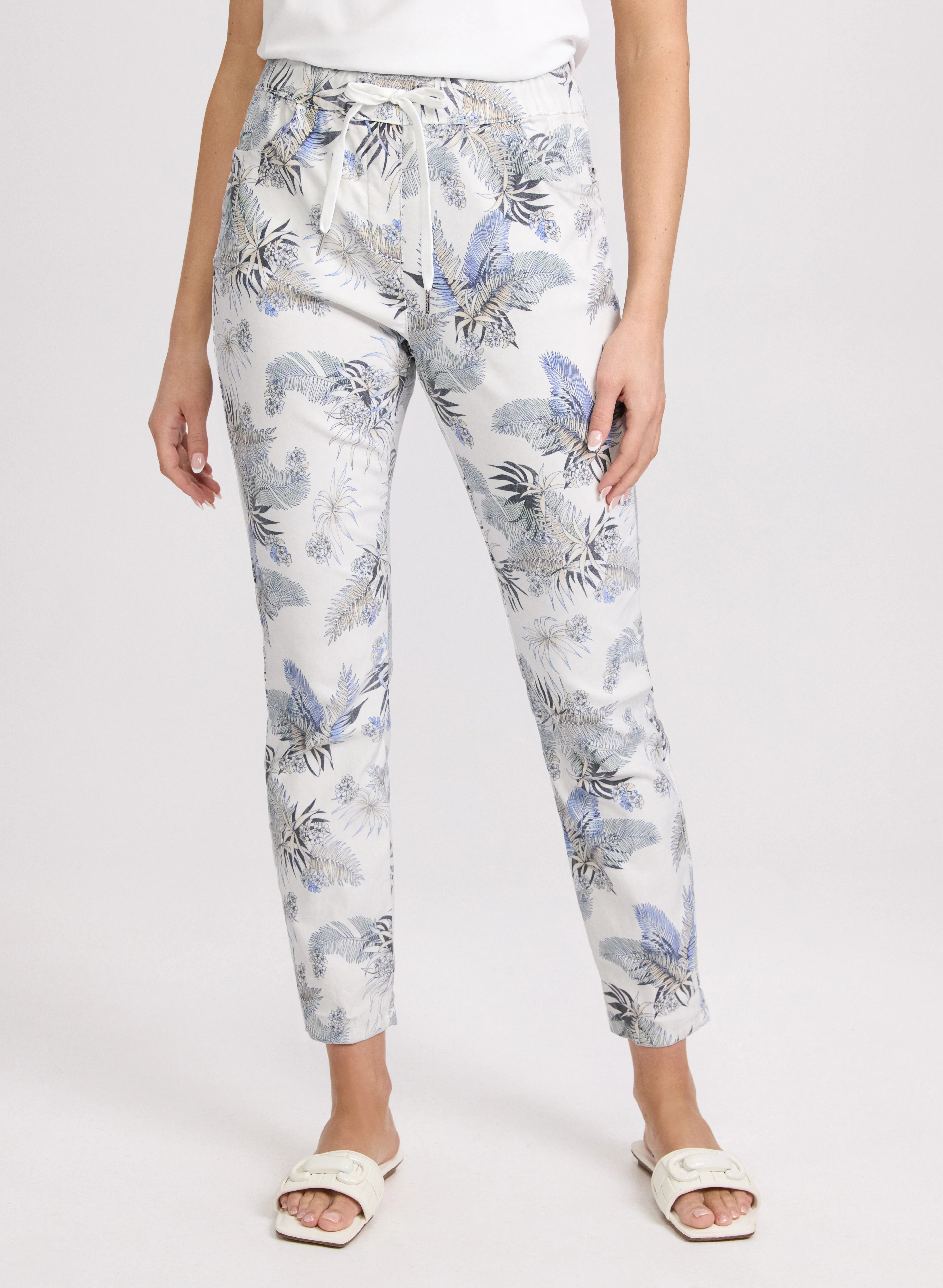 Tropical Pull-On Pants