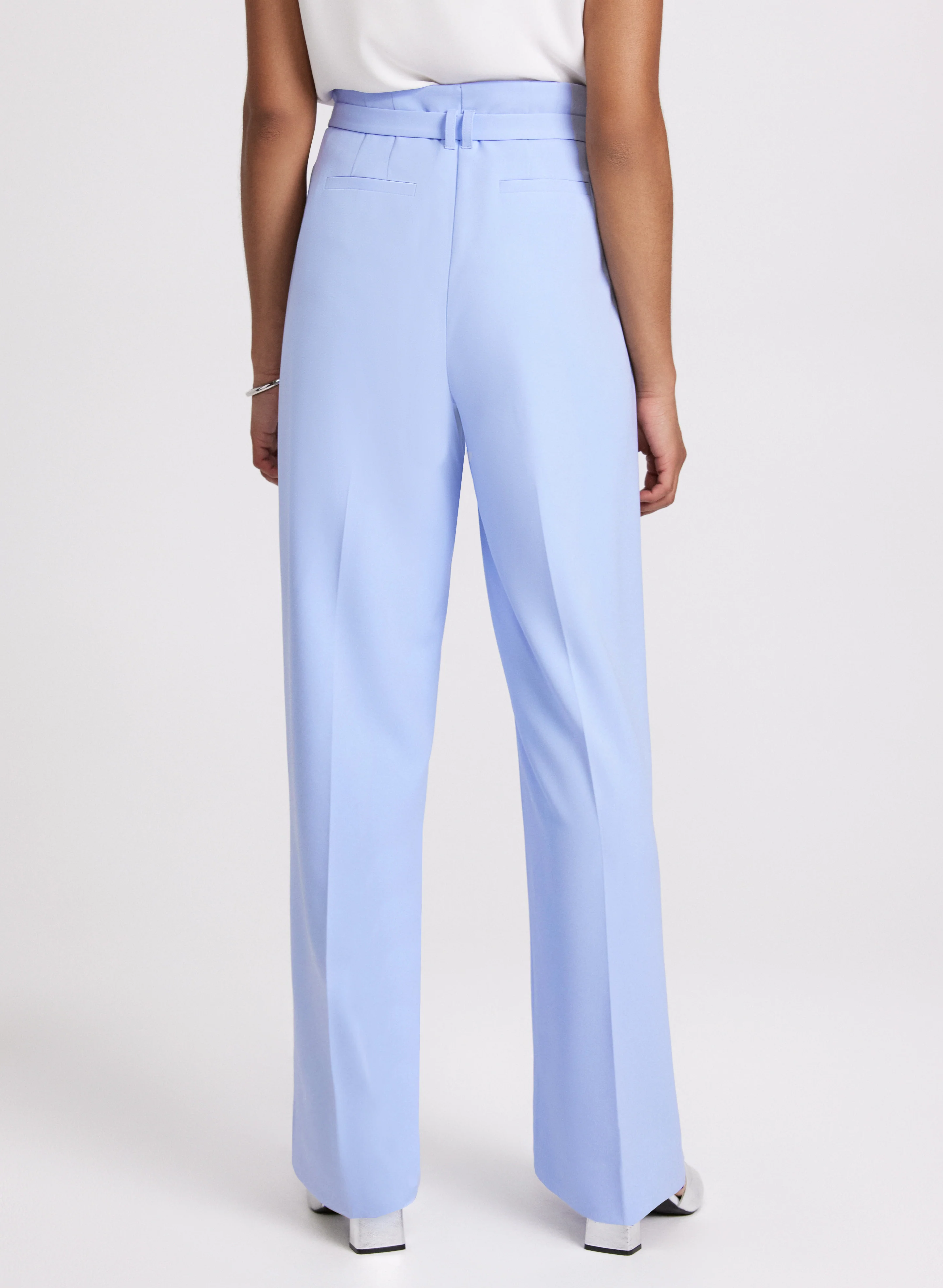 Olivia Belted Wide-Leg Pants