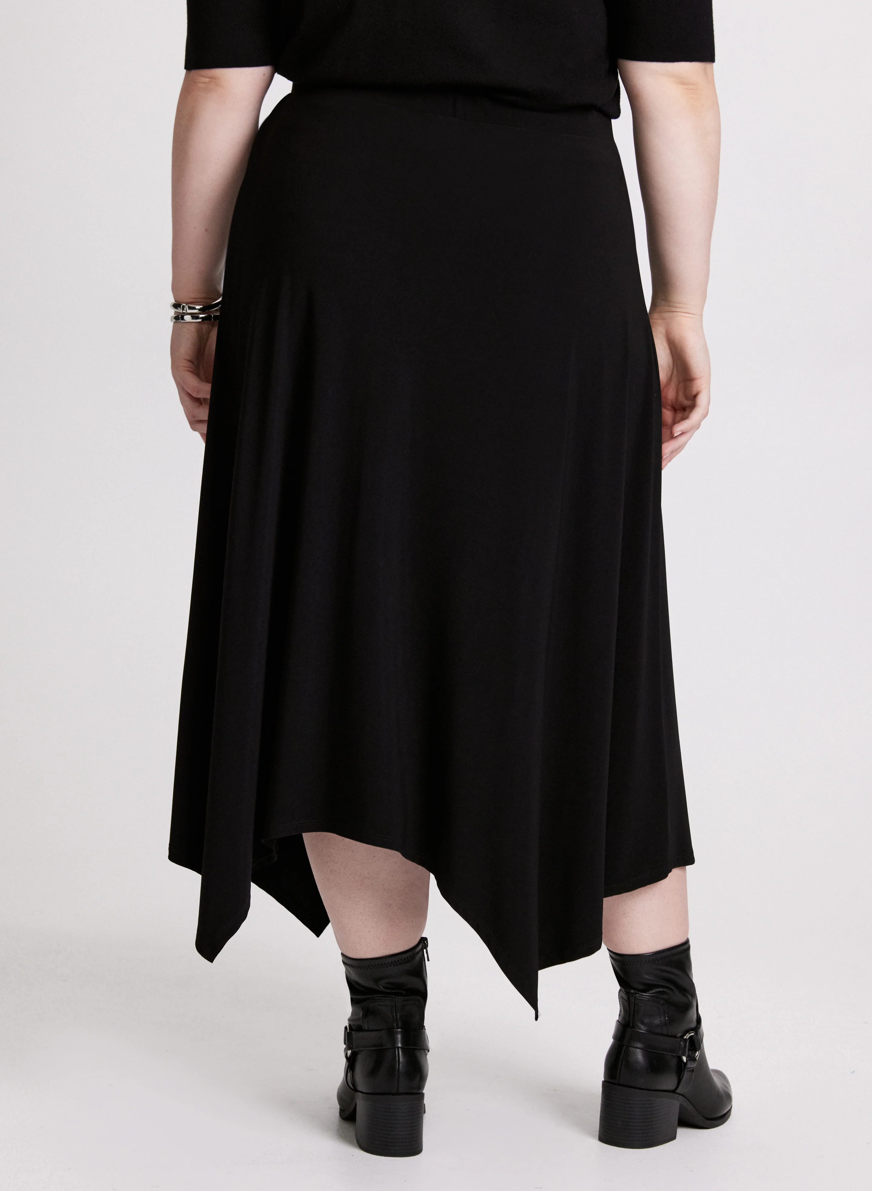 Square Hem Maxi Skirt