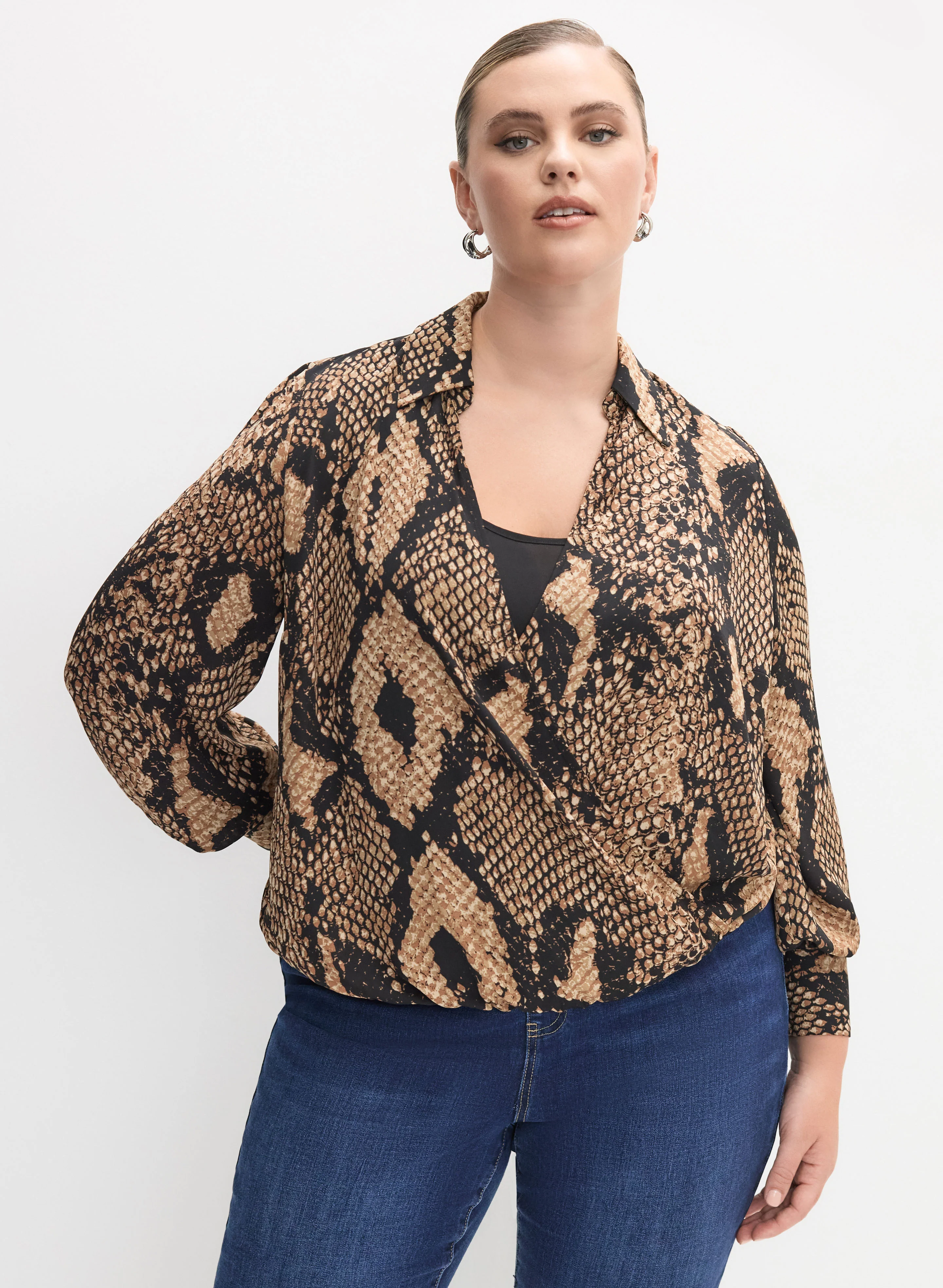 Melanie Lyne - Snake Print Blouse
