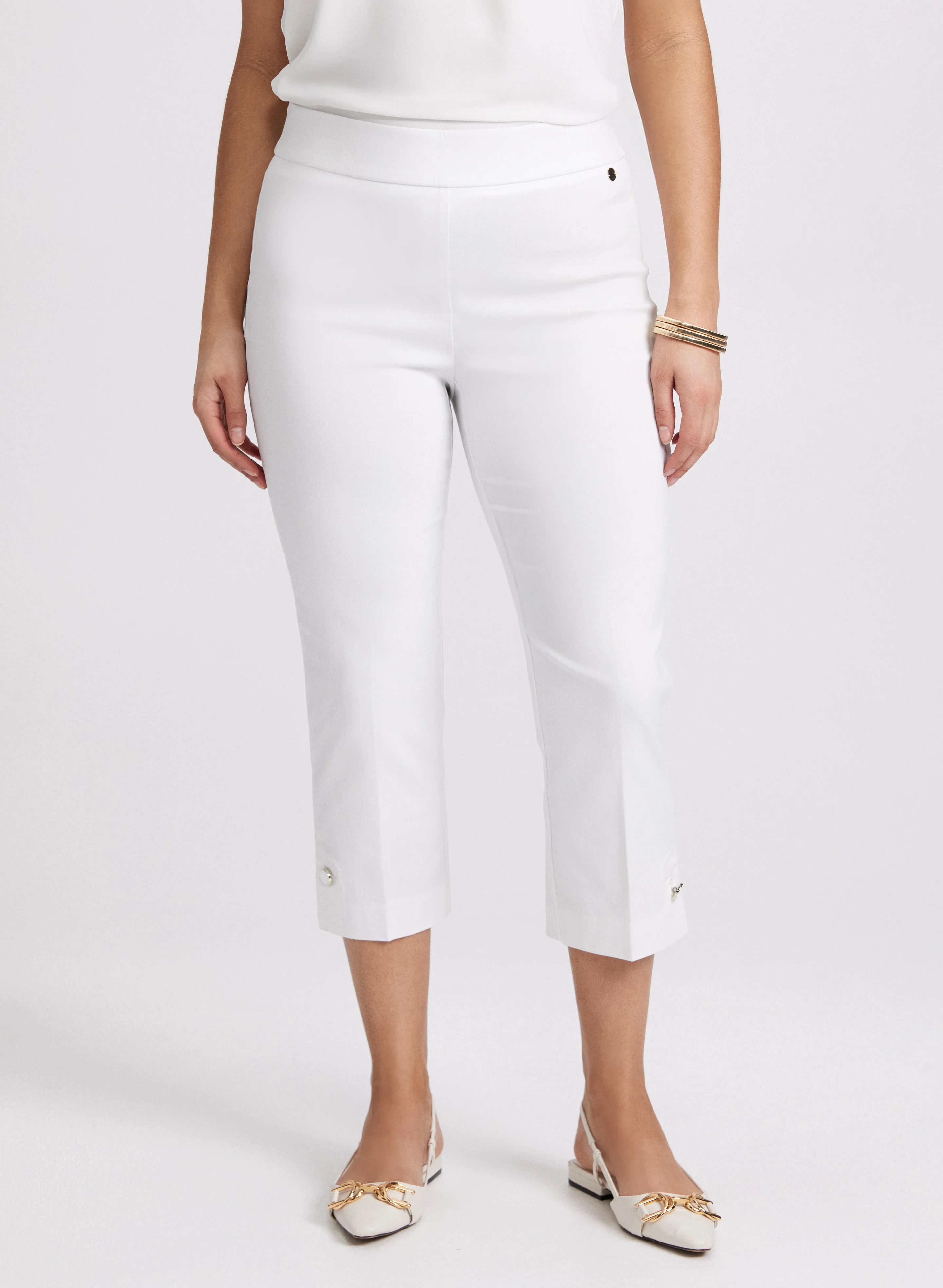 Pull-On Bengaline Capris