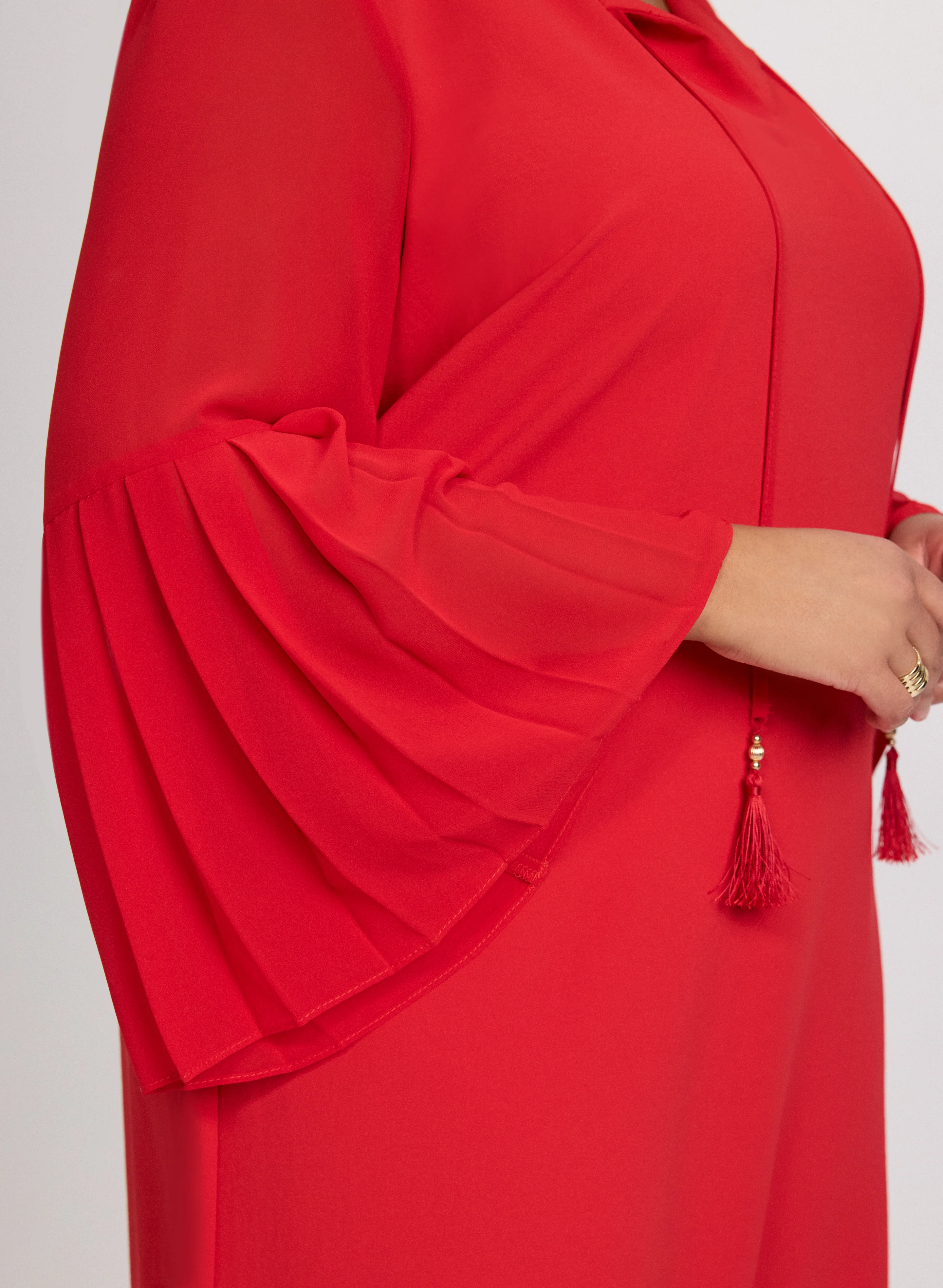 Joseph Ribkoff - Pleated Sleeve Dress