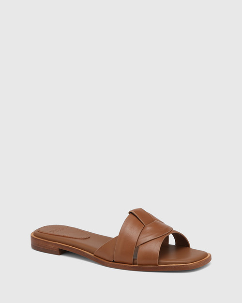 Docker Bark Leather Slide