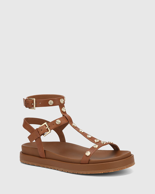 Bahir Bark Leather Sandal
