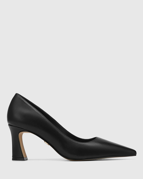 Lover Black Leather Pump