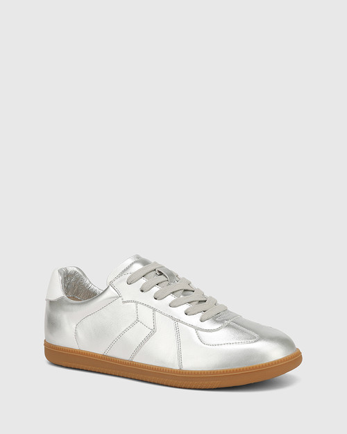 Blaze Silverware Metallic Leather Sneaker