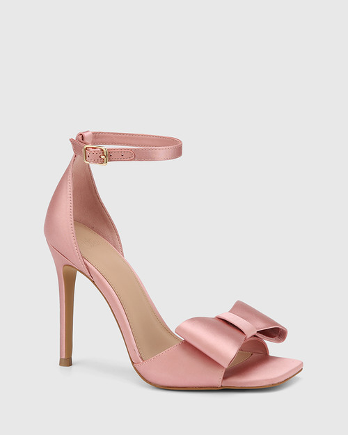 Valentine Petal Pink Recycled Satin Stiletto Heel
