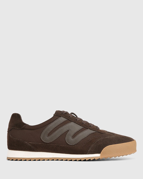 Exceed Espresso Textile Sneaker