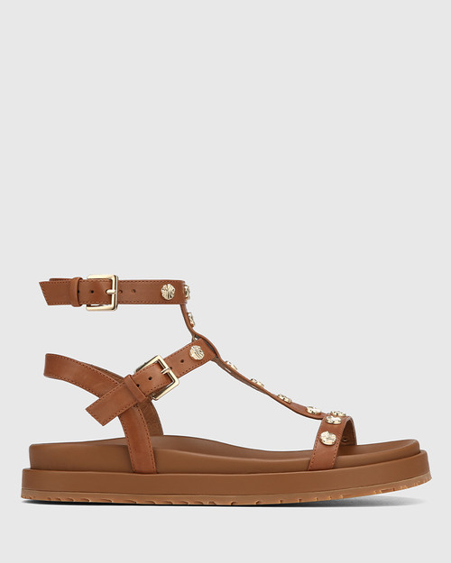 Bahir Bark Leather Sandal