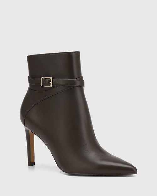 Hawke Espresso Leather Ankle Boot