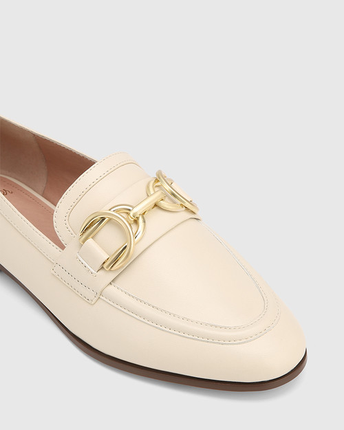 Argentina Vintage Ivory Leather Loafer