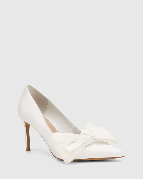 Sierra Ivory Recycled Satin Pump