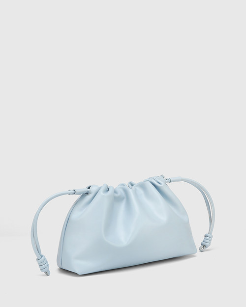 Junia Placid Blue Leather Handbag