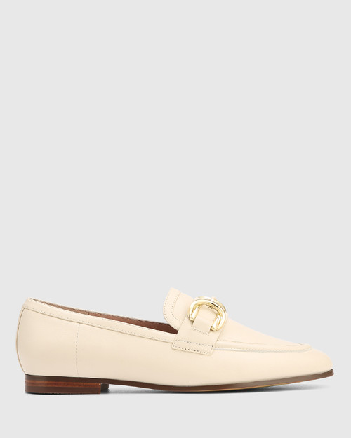 Argentina Vintage Ivory Leather Loafer