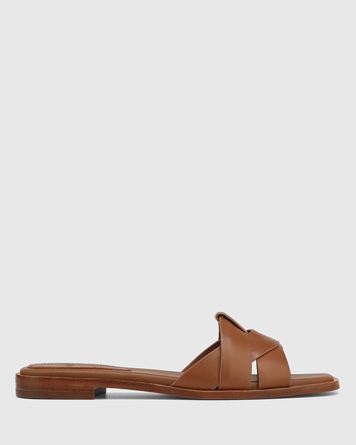 Docker Bark Leather Slide