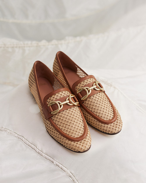 Argentina Natural Woven Textile Loafer