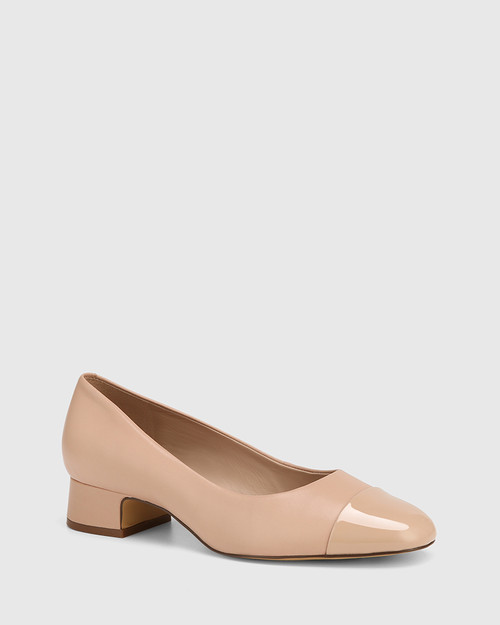 Edithe New Flesh Leather Pump