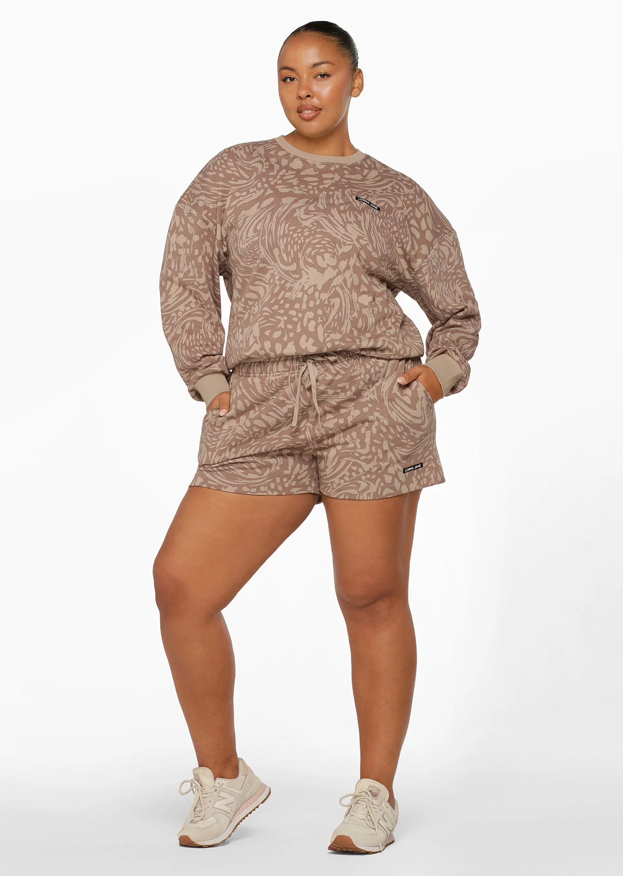 Abstract Sweat Shorts
