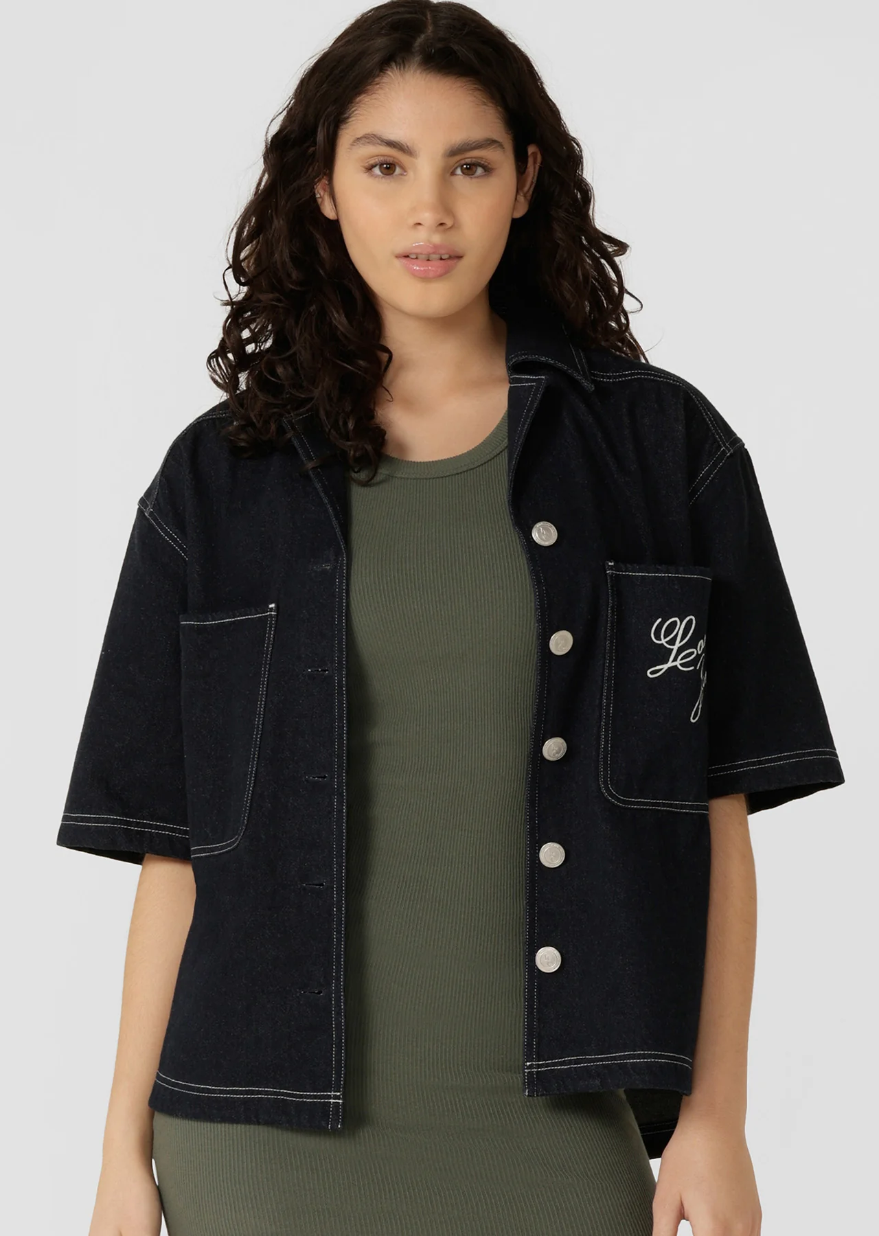 Off Duty Denim Overshirt